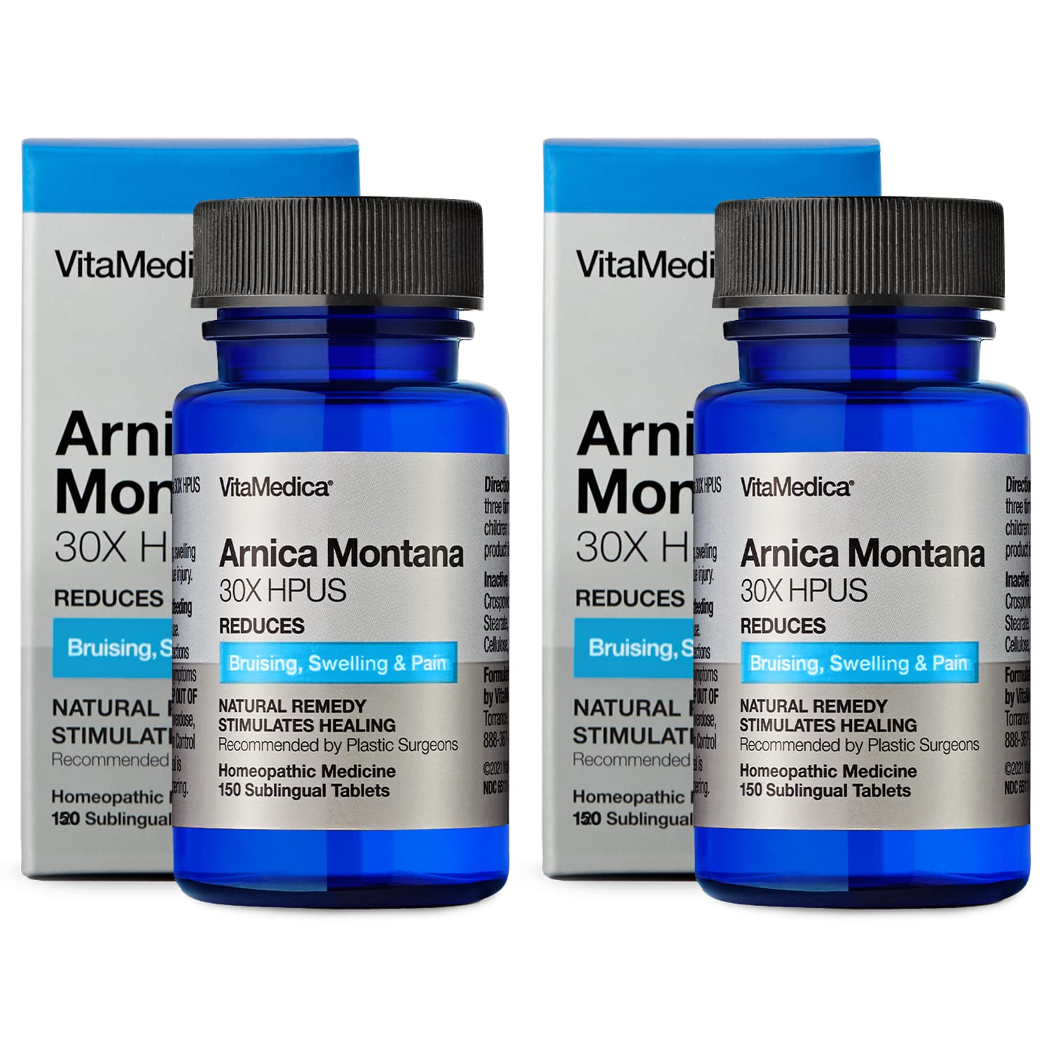 VitaMedica Arnica Montana 30X Homeopathic Tablets for Bruising Pain and Swelling | Plant Based Formula VitaMedica uk supplements