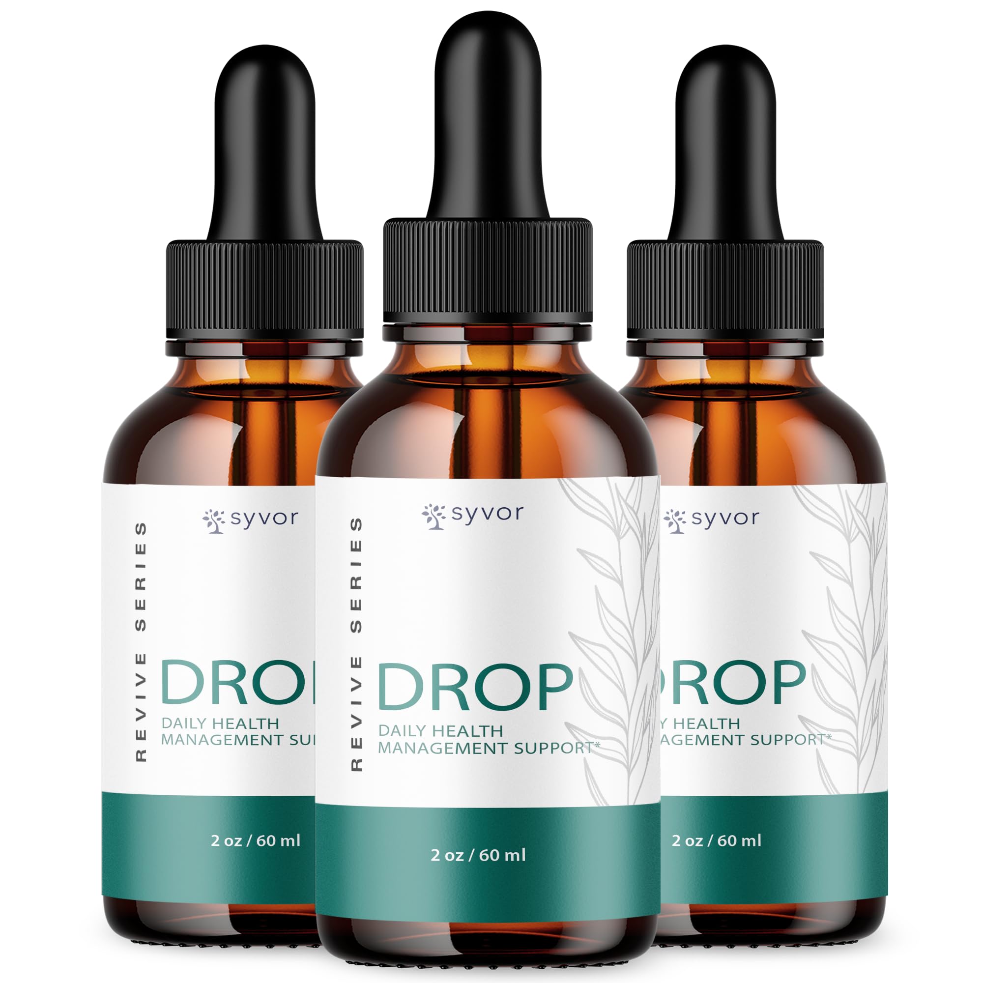 (3 Pack) Drop The Pounds Drops, Official Drop The Pounds Liquid Drops with All Natural Ingredients, Advanced Health Optimizer & Wellness Support with Premium Vitamins for Women & Men (90 Servings) Syvor uk supplements