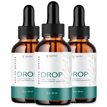 (3 Pack) Drop The Pounds Drops, Official Drop The Pounds Liquid Drops with All Natural Ingredients, Advanced Health Optimizer & Wellness Support with Premium Vitamins for Women & Men (90 Servings) Syvor uk supplements