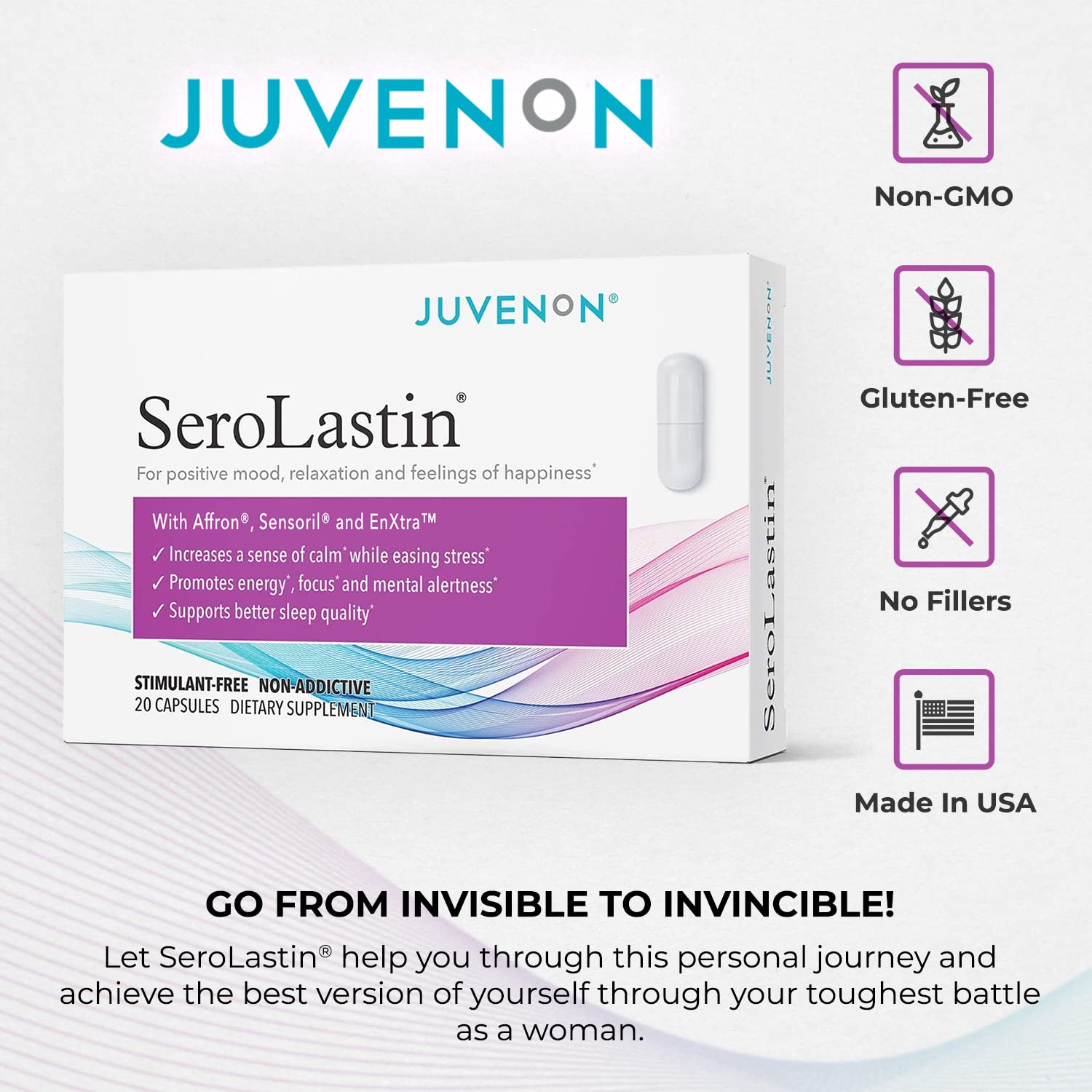 Juvenon Menopause Supplements for Women Mood Support, Hot Flashes Relief, Peri Juvenon uk supplements