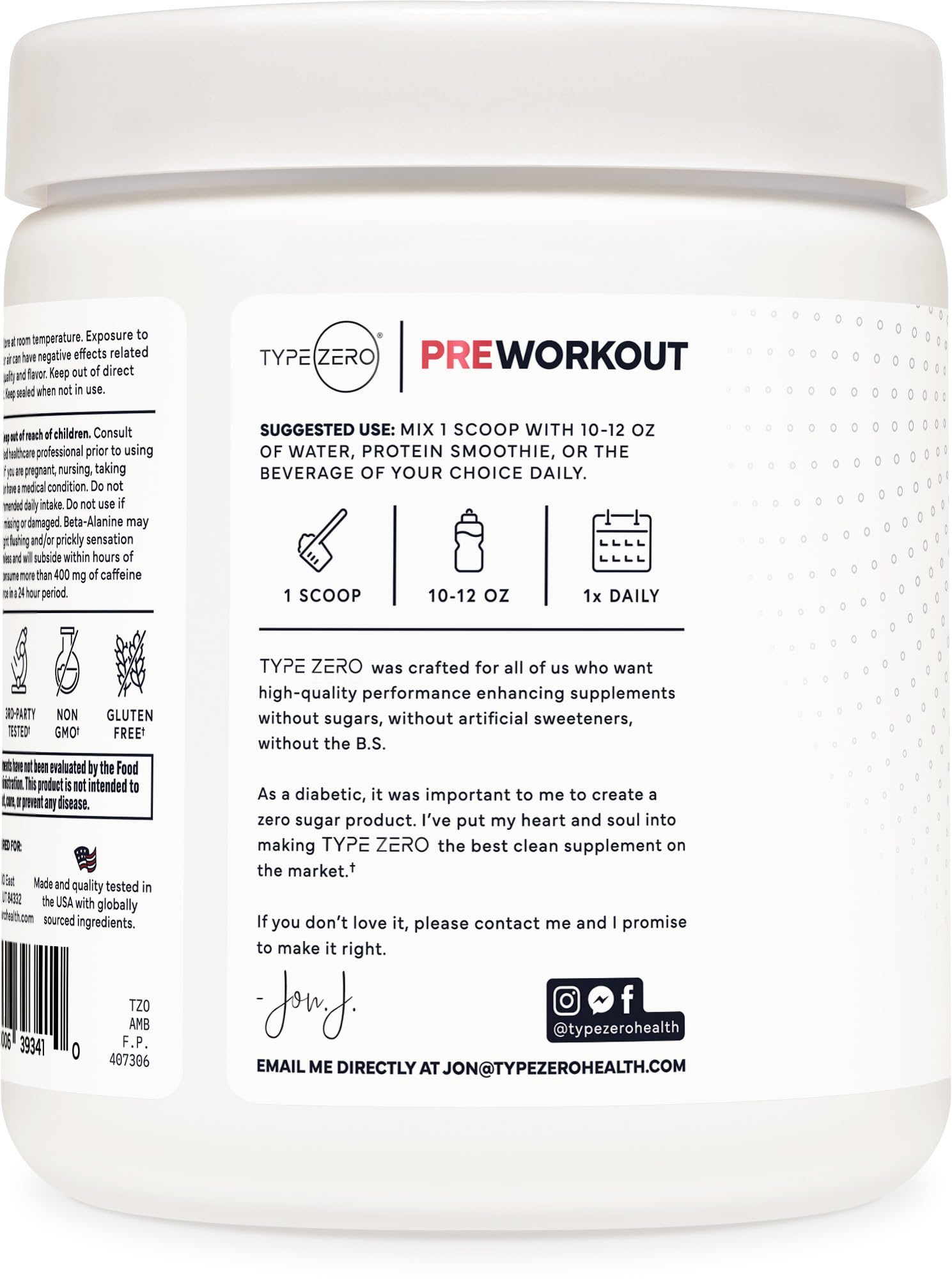 Type Zero AminoBurn (Watermelon Flavored) - Vegan Amino Acids BCAA Drink Sugar-Free Energy Drink Powder & Amino Acids Supplement - Natural Energy Type Zero uk supplements