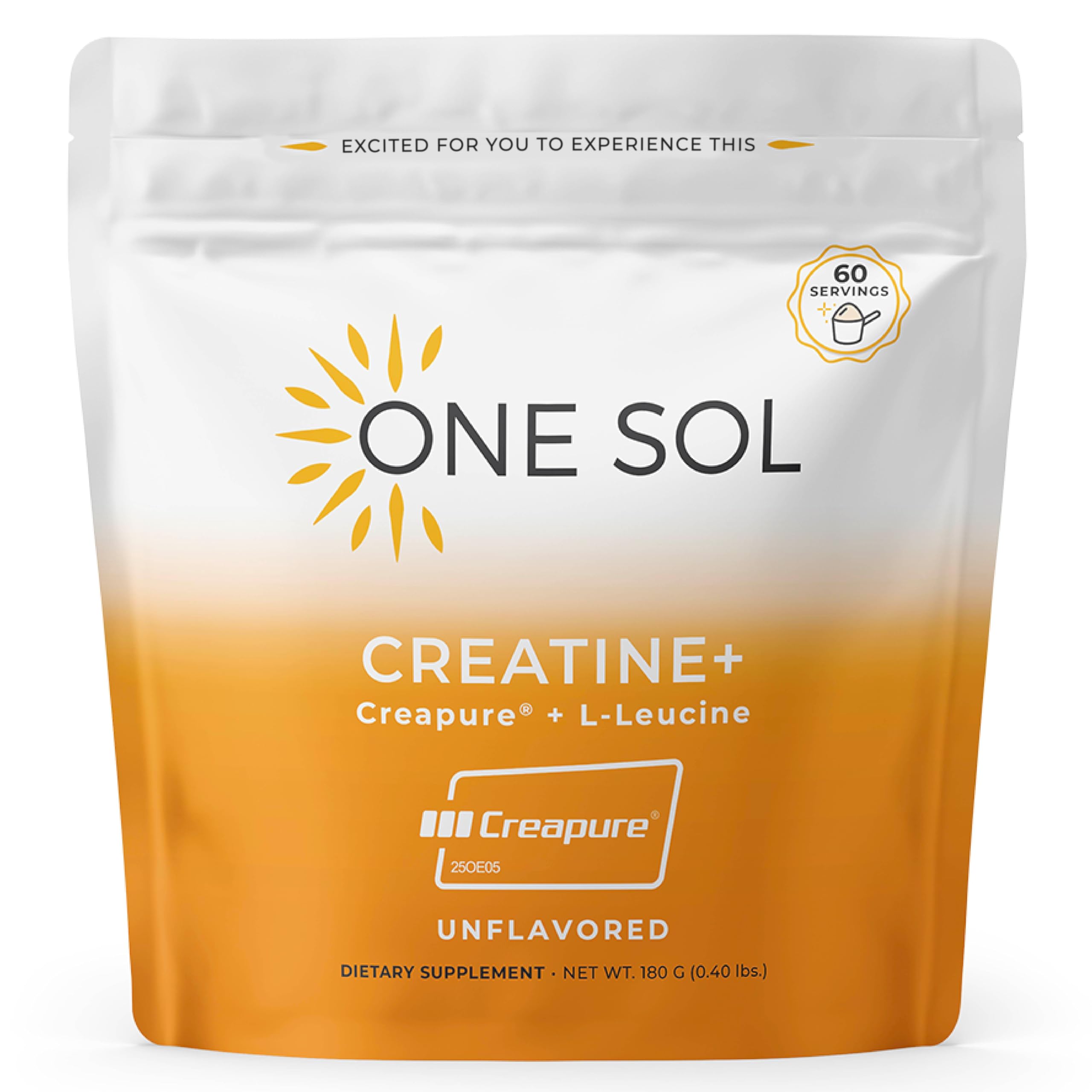 One Sol Creatine for Women, All Natural Women’s Creatine Powder w Creapure & Leucine, Increase Lean Muscle Mass, Reduce Recovery Time, Promotes Brain & Bone Health (Unflavored, 60 Servings) One Sol uk supplements