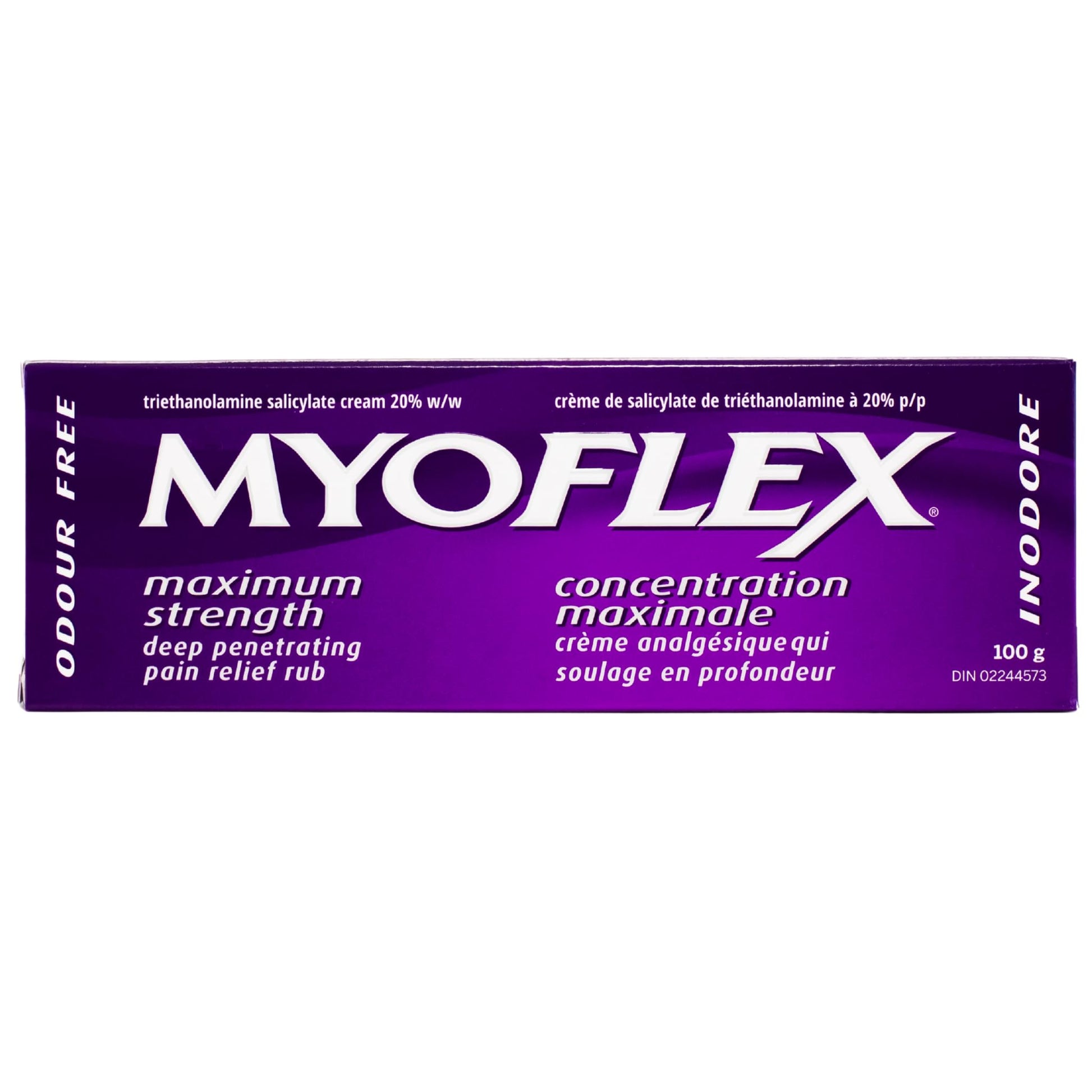 Myoflex Pain Relief Rub | Odourless | Provides Deep Penetrating Relief of Muscle Soreness & Joint Pain | Menthol Free | Stain Free | Non-Greasy | Great for Ages 2+ | 100 Grams (Maximum Strength) Myoflex uk supplements