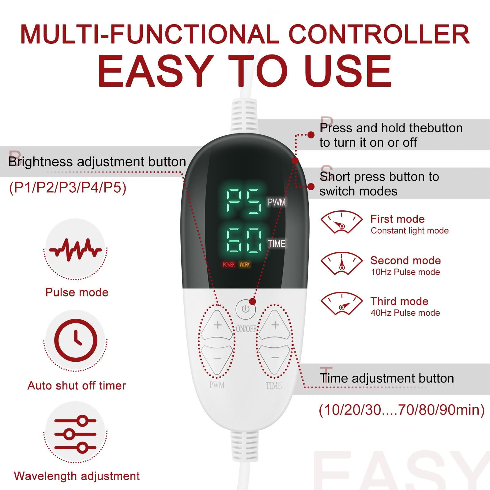 Red Light Therapy Pad 38 * 23.6 in - Red Light Therapy Body, 400 LEDs Using 660nm Red Light Rutollmit uk supplements
