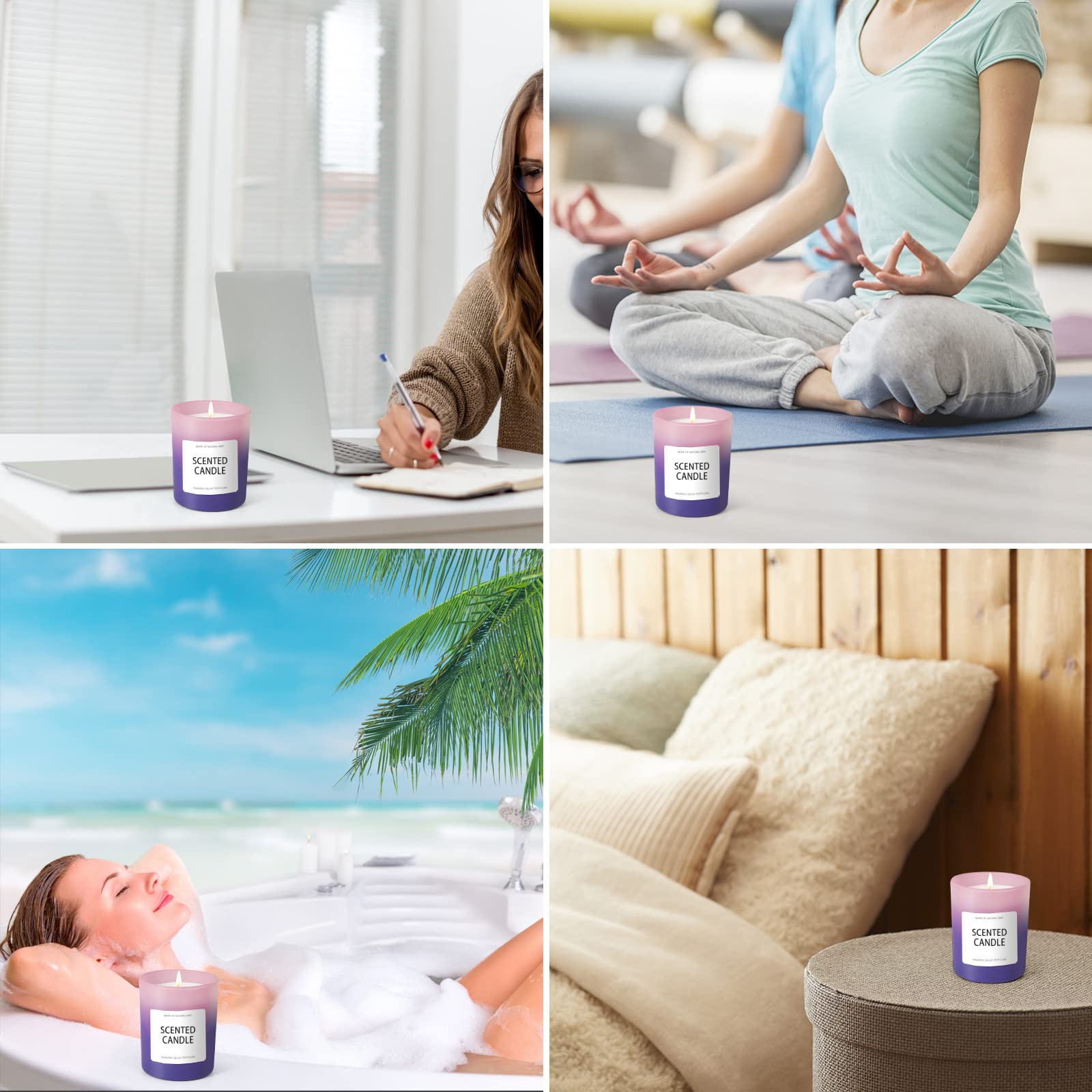 Candles, Scented Candles, Candles for Home Scented, Scented Candle Gift Set for Women STRN uk supplements