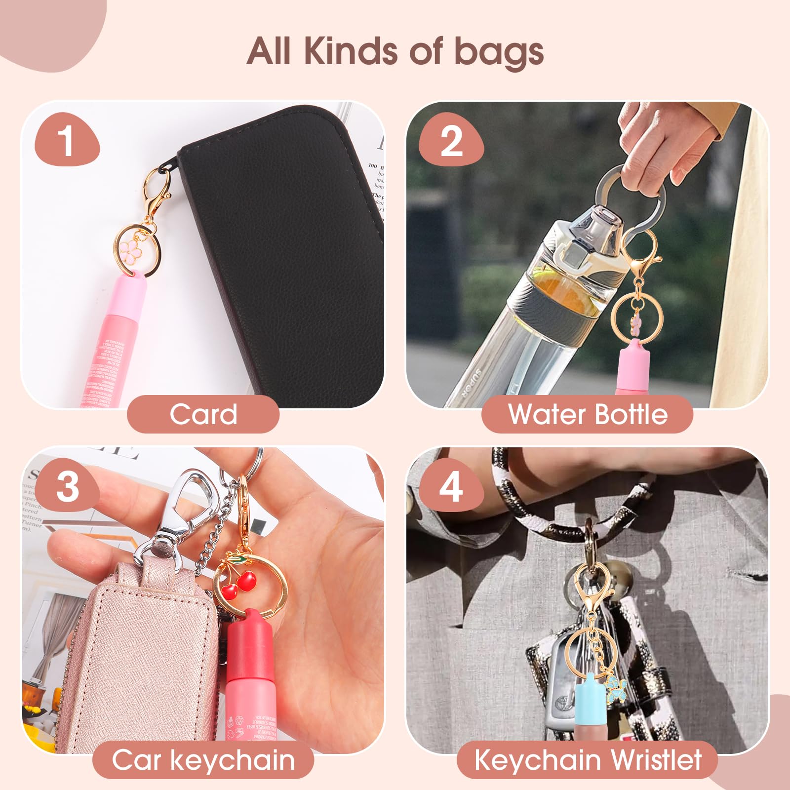 Limpskys keychain cap for Summer Fridays 0.5 Oz Lip Balm,lip gloss cap keychain（No Lip Balm） Limpskys uk supplements