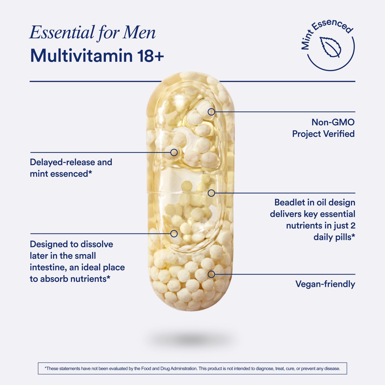 Ritual Multivitamin for Men 18+ with Zinc, Vitamin A and D3 for Immune Function Support*, Omega-3 DHA, B12, K2 Ritual uk supplements