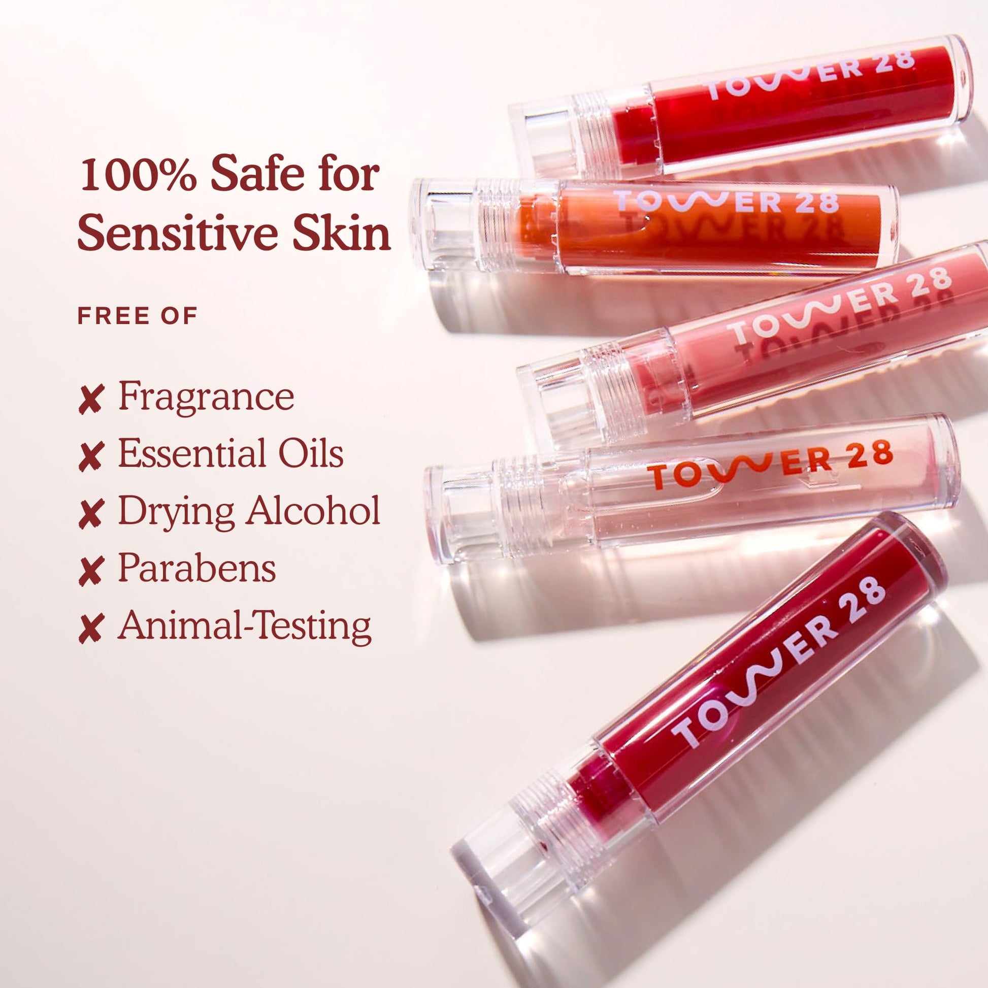 Tower 28 ShineOn Lip Gloss Jelly - Hydrating Tinted Lip Balm + Milky Gloss for Sensitive Lips - Non-Sticky + High-Shine Jelly Formula with Nourishing Oil Blend - Pistachio - Nude Pink (0.13) Tower 28 uk supplements