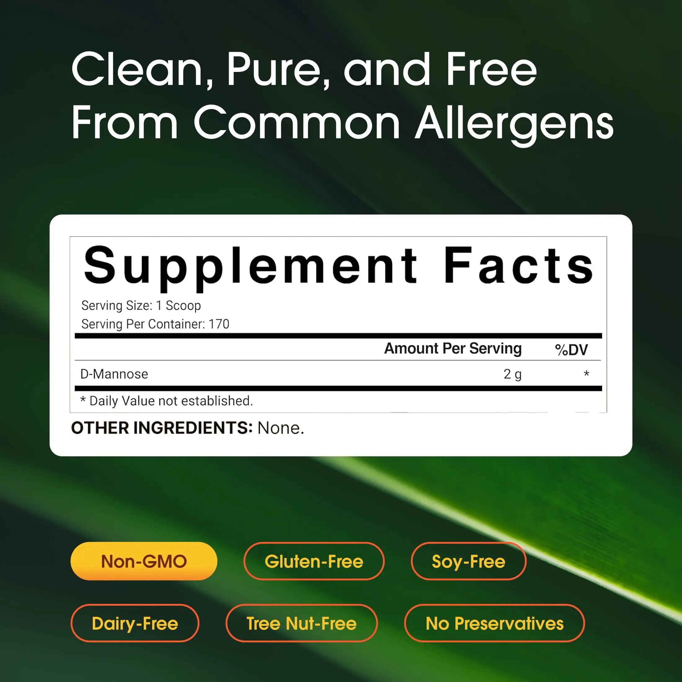 NatureBell D-Mannose Powder - 12oz - High Potency 2g Per Scoop - Fast Acting Support for Healthy Urinary Function & Bladder Wellness* - Pure, Filler-Free Non-GMO Powder NatureBell uk supplements