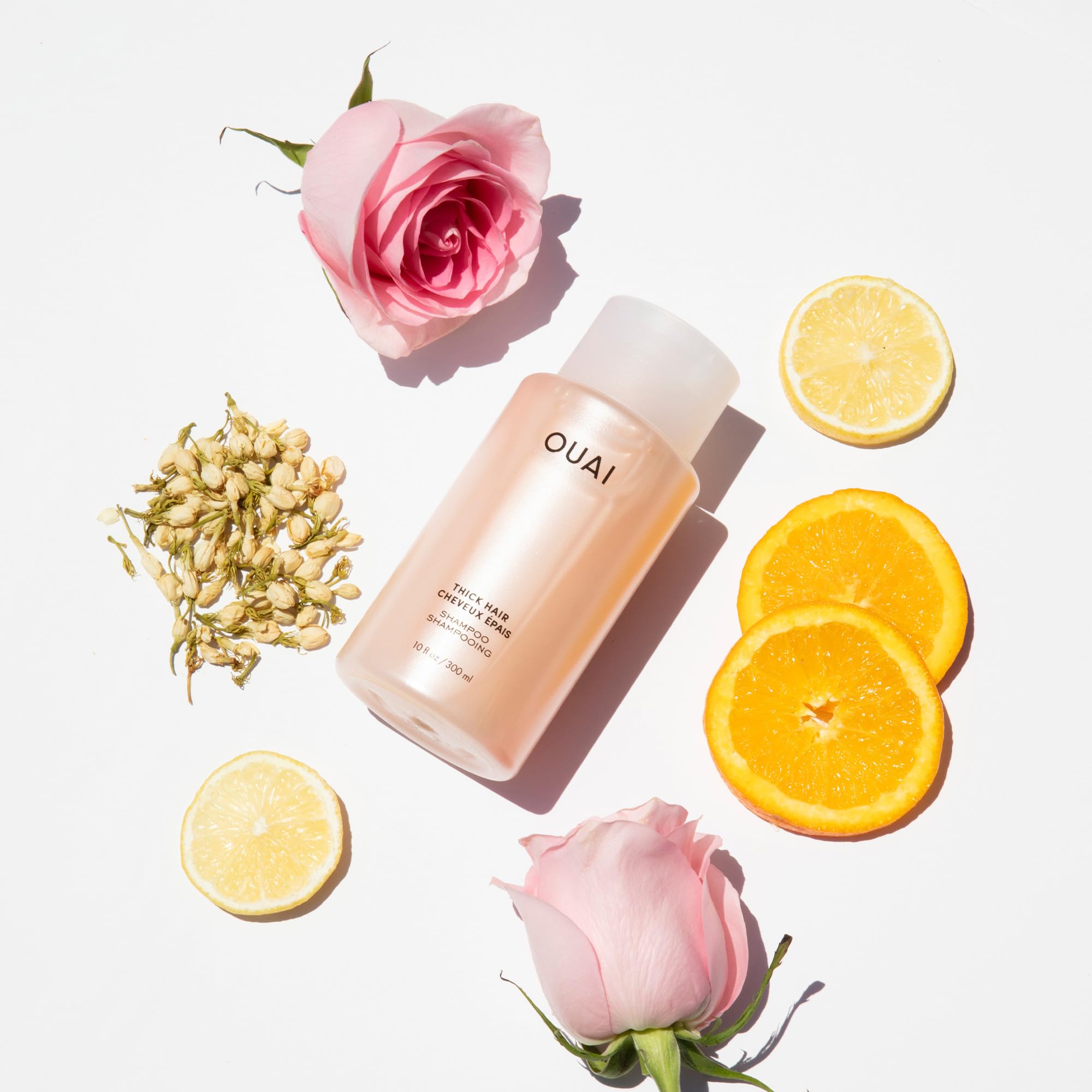 OUAI Thick Shampoo Travel Size - Moisturizing Shampoo with Keratin, Marshmallow Root, Shea Butter, Avocado Oil for Thick Hair - Strengthens & Hydrates - Paraben & Sulfate Free (3 Fl Oz) OUAI uk supplements