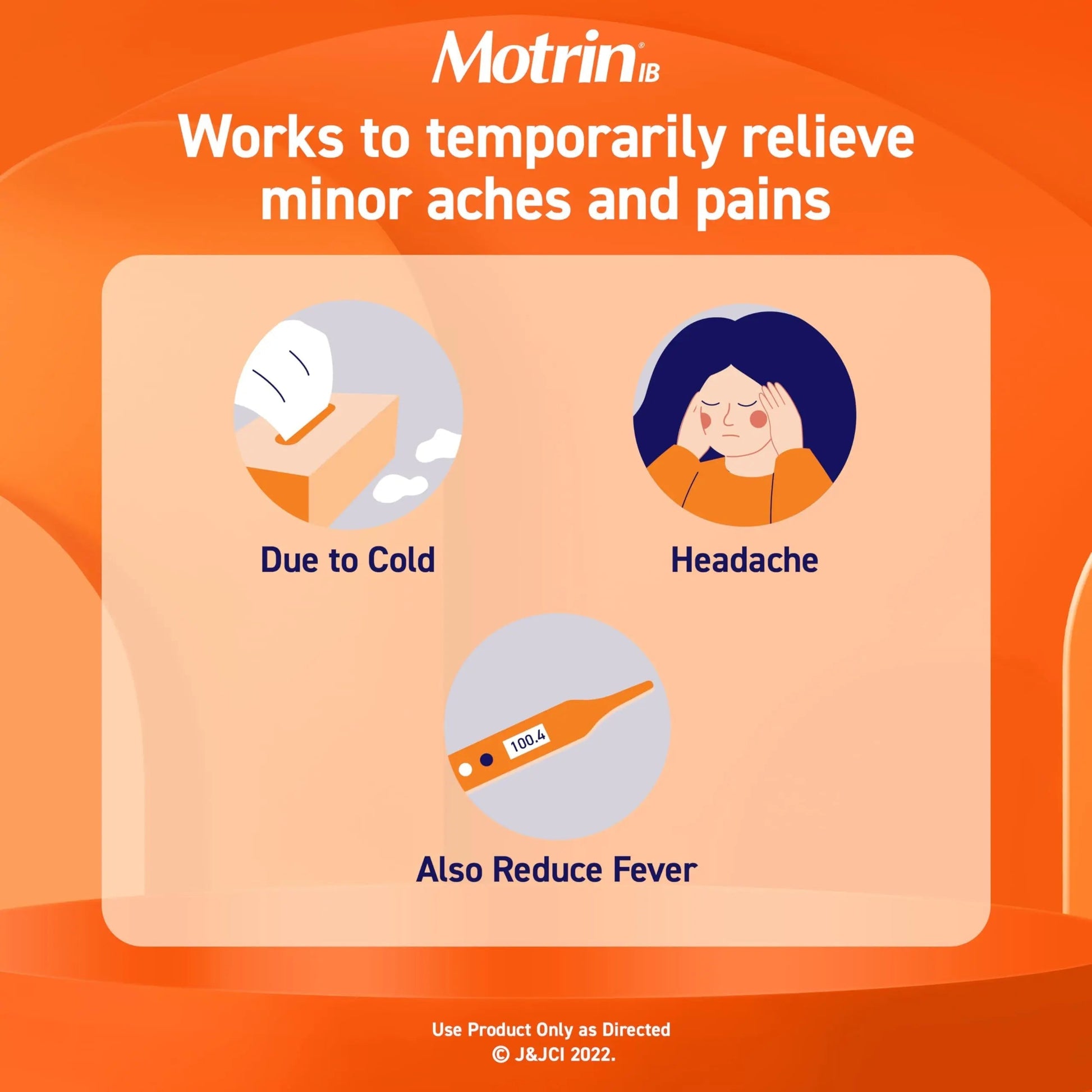 Motrin IB, Ibuprofen 200mg Tablets, Pain Reliever & Fever Reducer for Muscular Aches, Headache, Backache, Menstrual Cramps & Minor Arthritis Pain, NSAID, 100 Ct Motrin uk supplements
