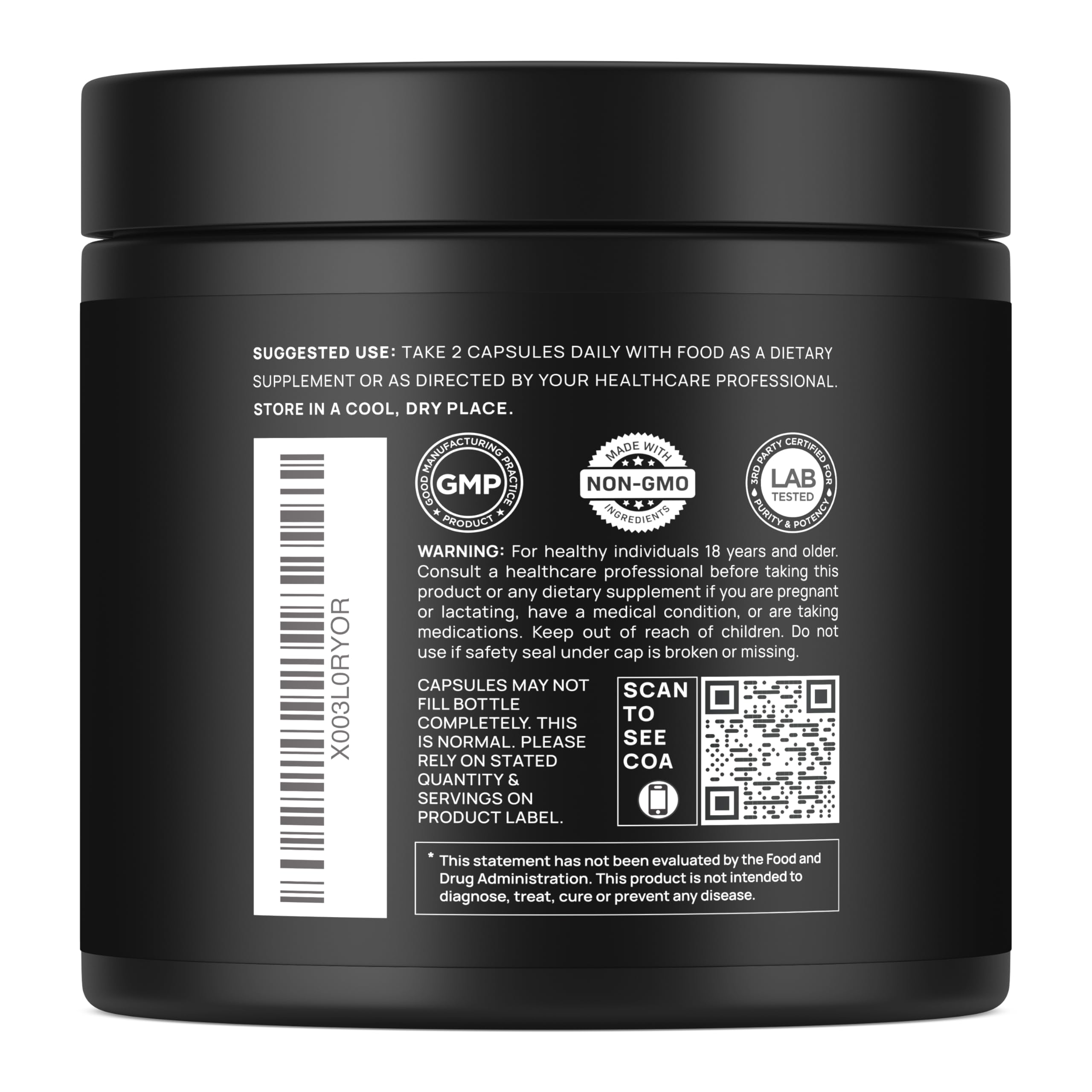 20,000mg 16x Strength Lions Mane Supplement Capsules Super Nootropic w. Ashwagandha & Rhodiola - Highest Potency Lion's Mane Mushroom Extract 50% Polysaccharides Brain Supplements for Memory and Focus TERRA ELMNT uk supplements