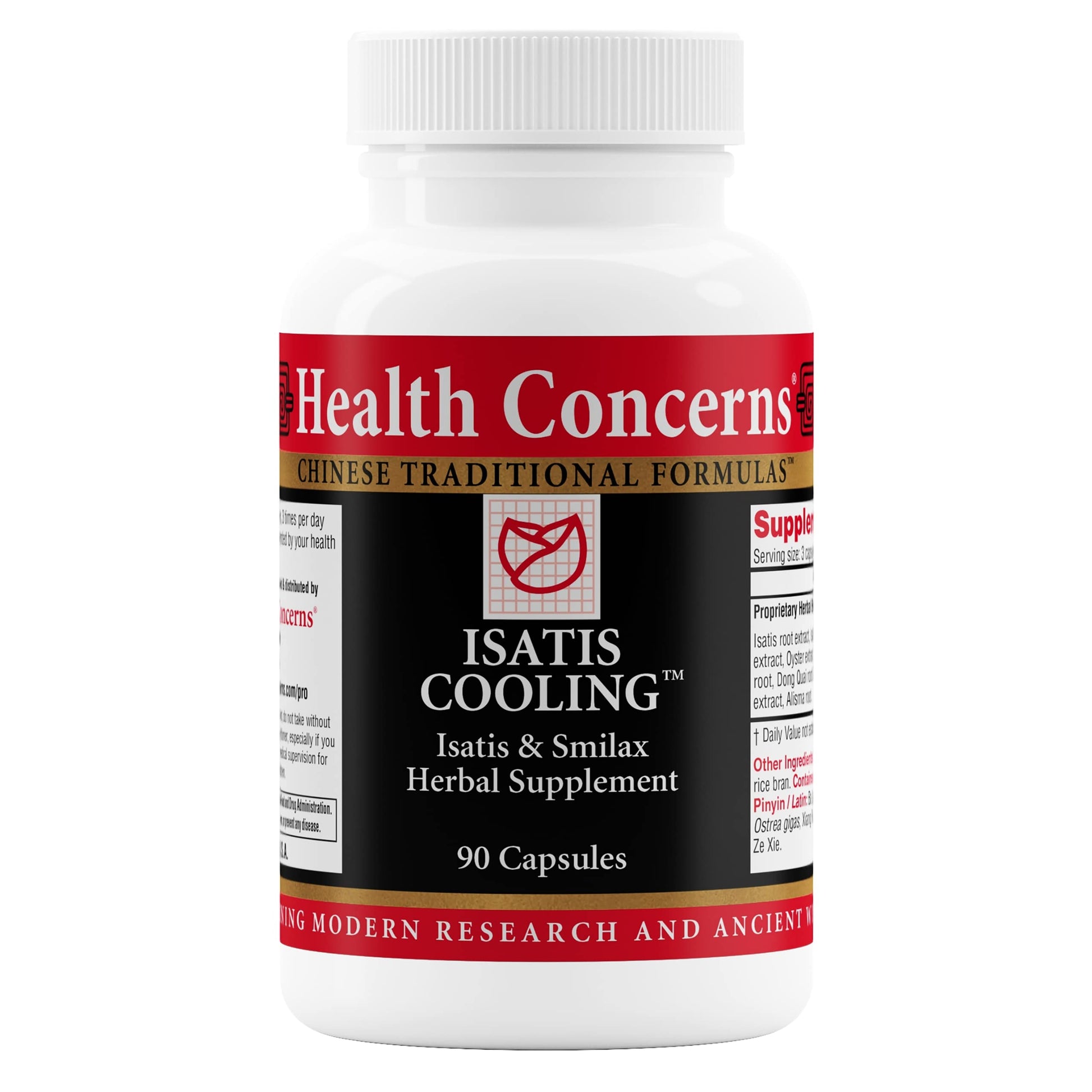 Health Concerns Isatis Cooling – Immune & Inflammation Support – Gut Health, Intestinal Relief, Urinary Tract Cleanse, Heat Clearing & Detox – Chinese Herbal Supplement for Men & Women – 90 Capsules Health Concerns uk supplements