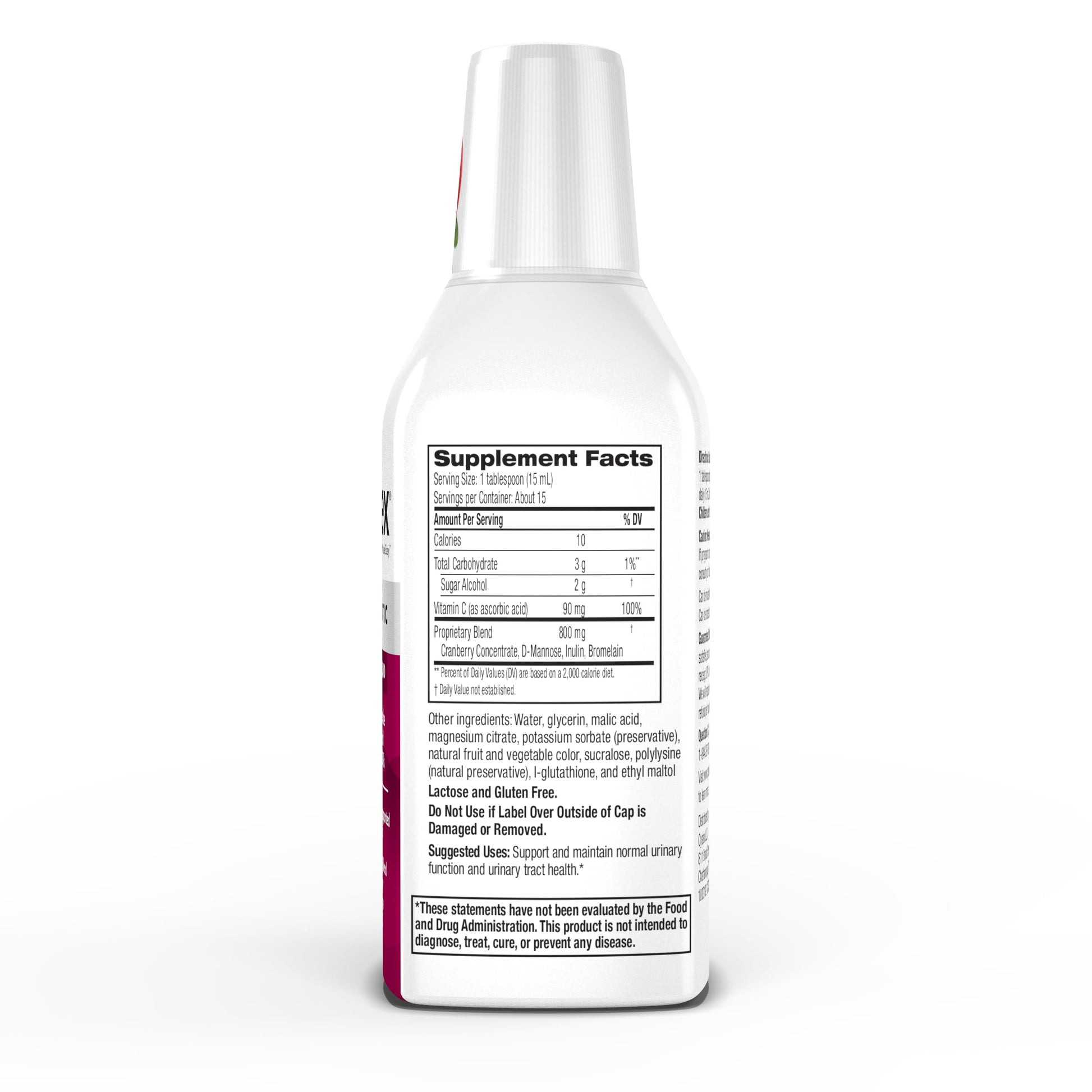 Cystex Urinary Tract Infection Support & Prevention - Cranberry Prebiotic Supplement with D-Mannose & Vitamin C for UTI Protection & Urinary Health Maintenance - 7.6 fl oz (Pack of 1) Cystex uk supplements