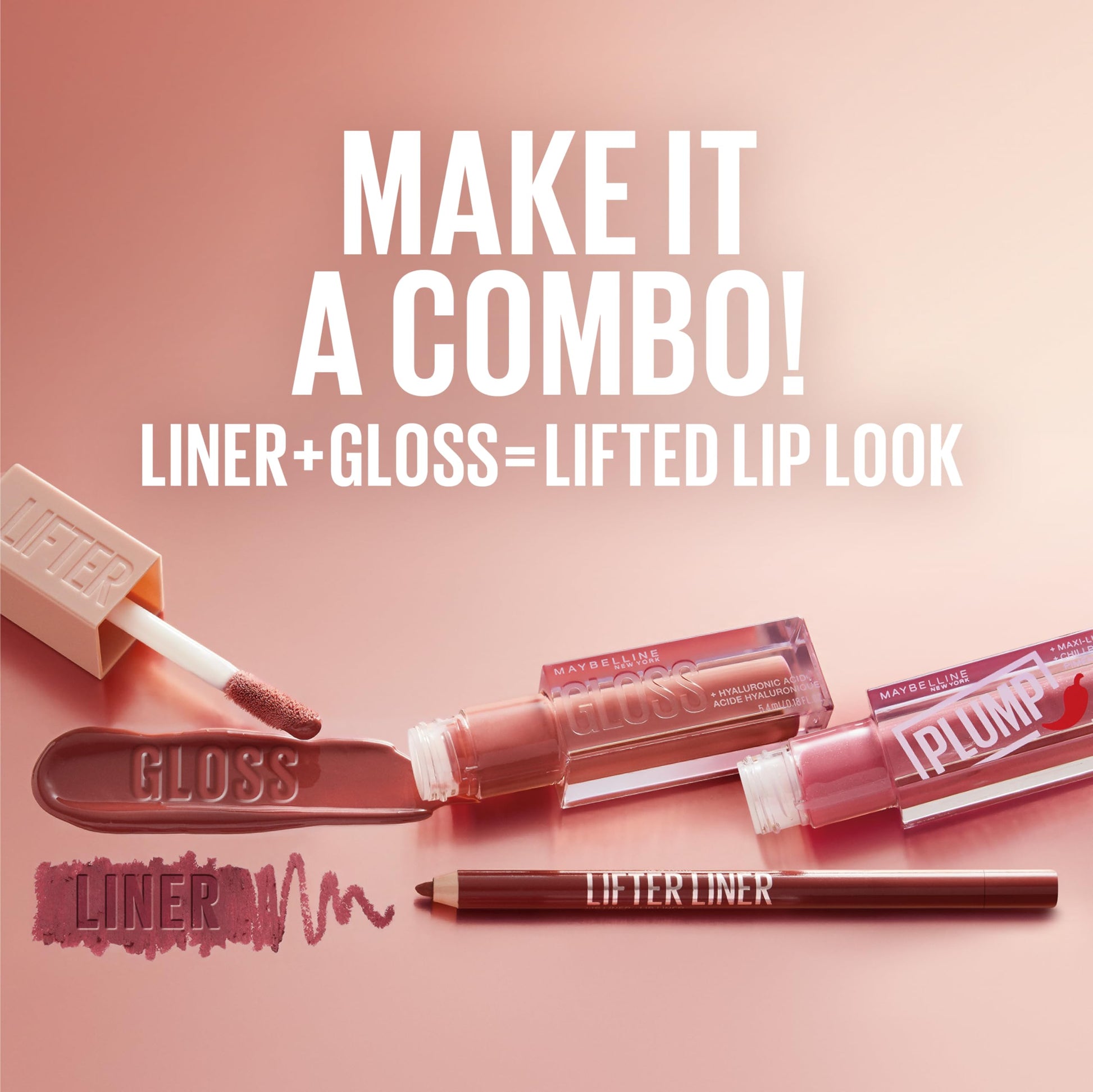 Maybelline Lifter Gloss, Hydrating Lip Gloss with Hyaluronic Acid, High Shine for Plumper Looking Lips, Opal, Pink Neutral, 0.18 Ounce MAYBELLINE uk supplements