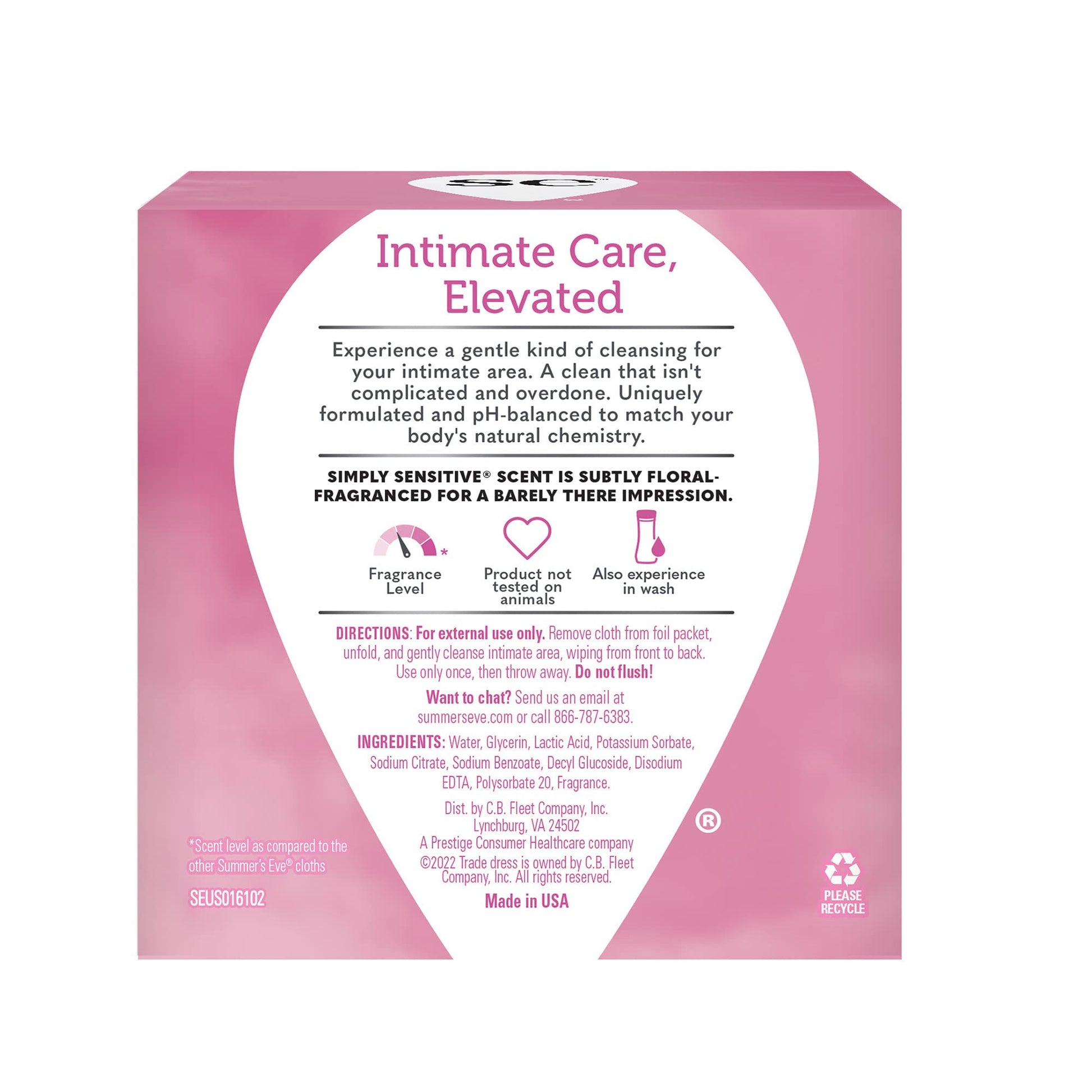 Summer's Eve Feminine Cleansing Wipes, Simply Sensitive, 16 Count, 3 Pack Summer's Eve uk supplements