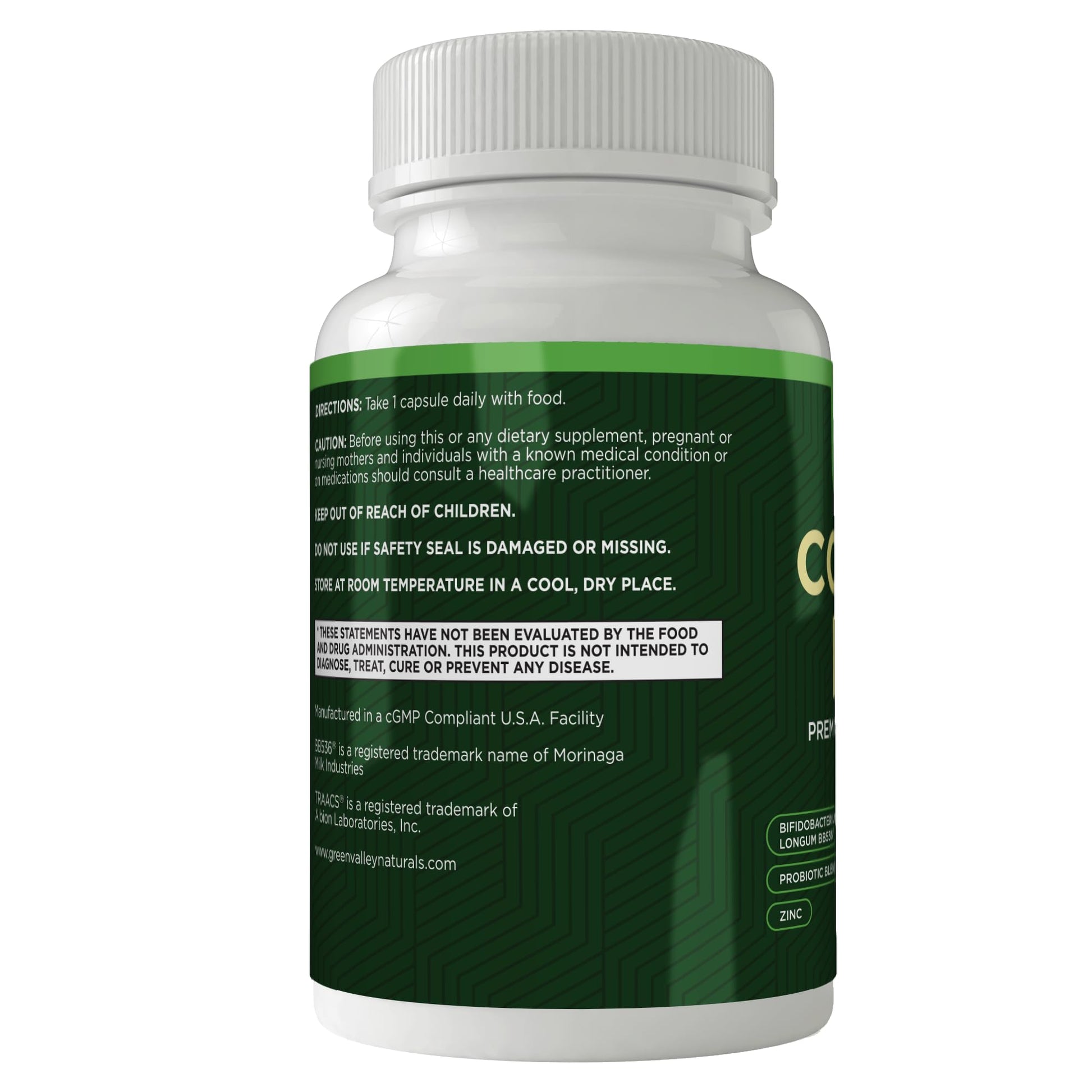 ComfortPro™ Daily Probiotics for Digestive Health | Constipation Relief & Bloating Support for Women & Men | Gut Cleanse with Zinc | Helps Reduce Gas & Promotes Digestive Regularity | Valley Formula GREEN VALLEY NATURALS uk supplements