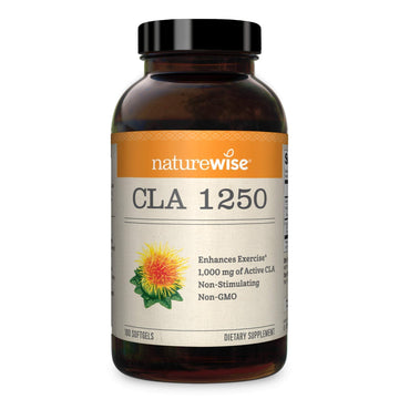 NatureWise CLA 1250 Support Exercise Naturally (2-Month Supply), Support Fitness goals NatureWise uk supplements