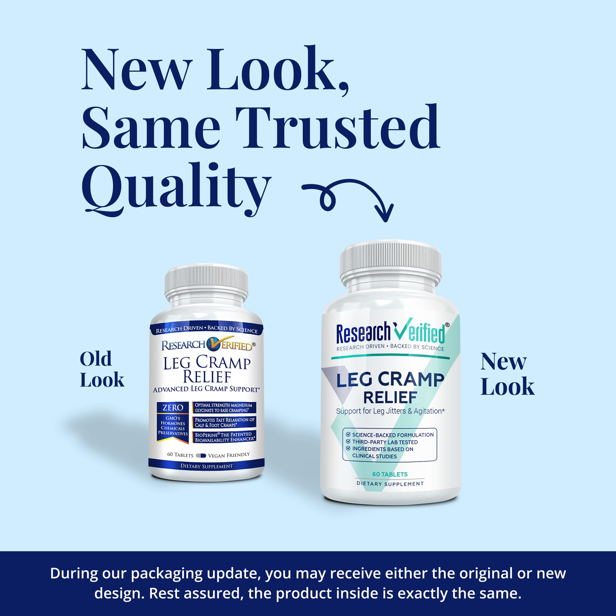 Research Verified Leg Cramps - Magnesium, B Vitamins, Ginger, Chamomile, BioPerine - Circulation Support - Vegan - 1 Month Supply Research Verified uk supplements