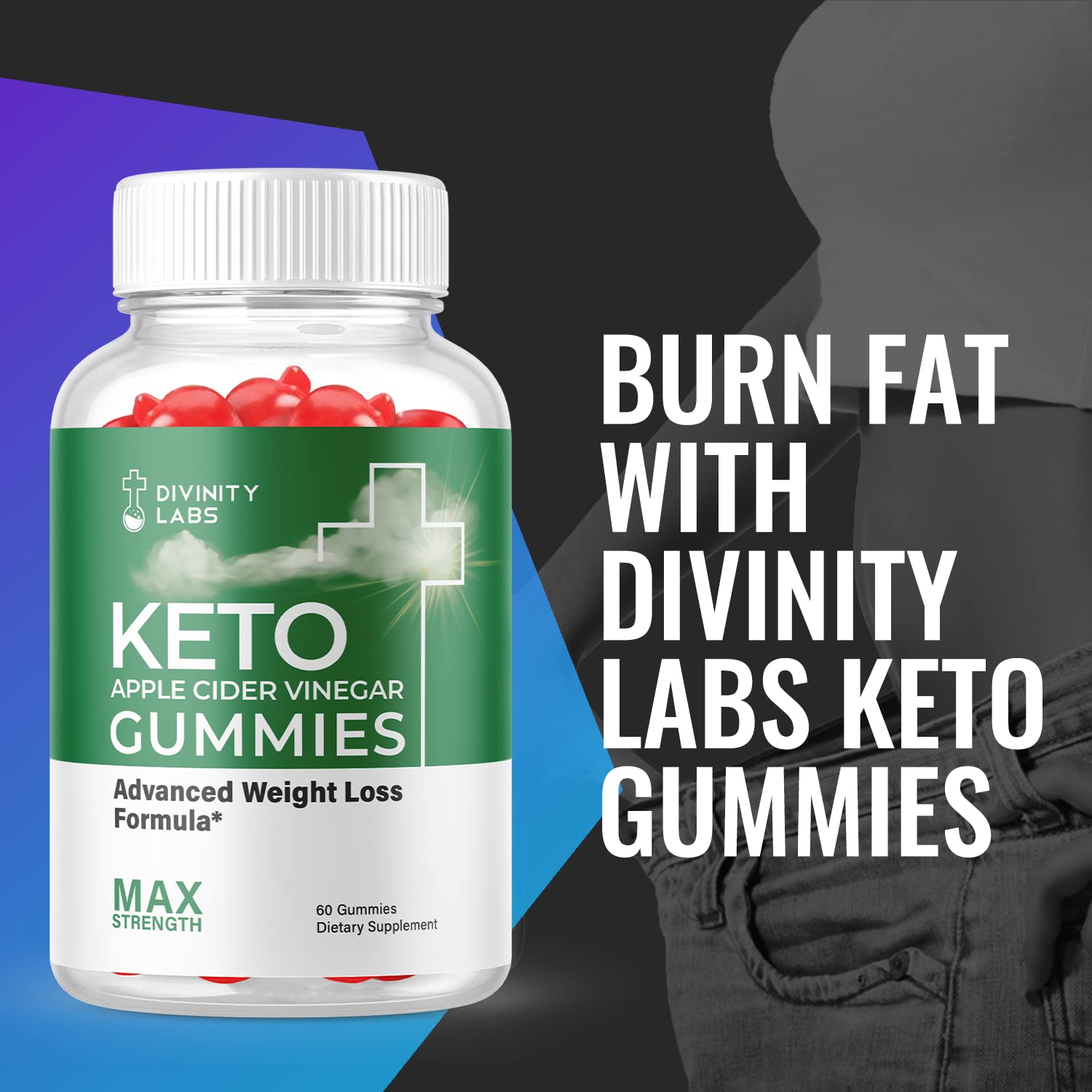 Ark Labs Divinity Labs Keto ACV Gummies, Gummies (3 Pack) Ark Labs uk supplements