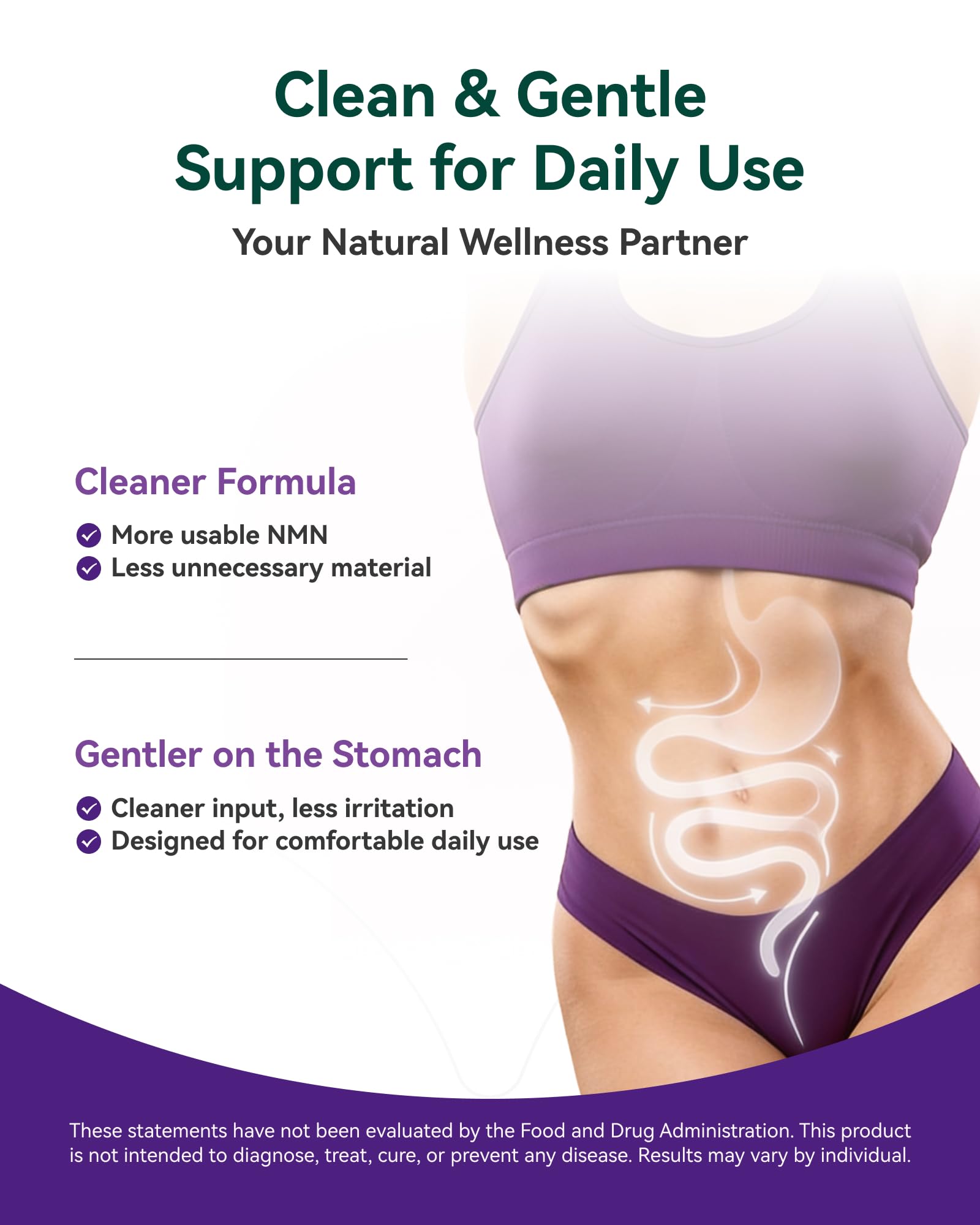 Inner Brightness NMN Supplement 500mg, 99.9% High Purity, Supports NAD+ Levels & Cellular Energy, 5-in-1 Formula with Resveratrol & Astaxanthin, Non-GMO, Gluten-Free, 60 Capsules Inner Brightness uk supplements