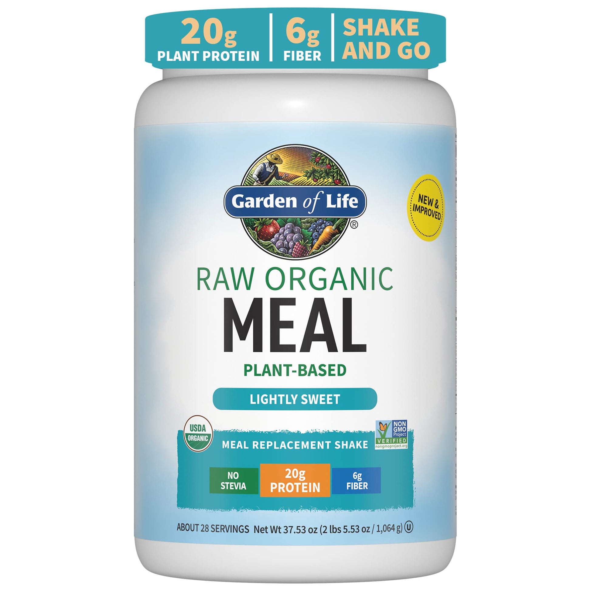 Garden of Life Vegan Protein Powder - Raw Organic Meal Replacement Shakes Garden of Life uk supplements