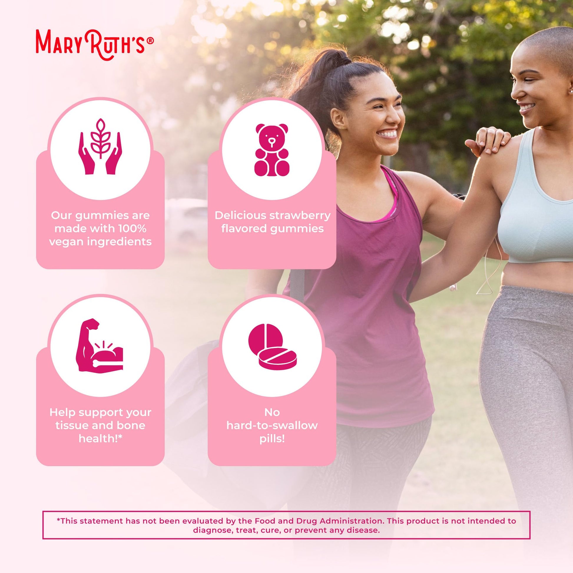 MaryRuth Organics Women's Immune Support Multivitamin Gummies | Ages 14+ | Skin Health | Gummy Vitamins for Women | Sugar-Free | Vegan | Non-GMO | 60 Count MARYRUTH'S uk supplements