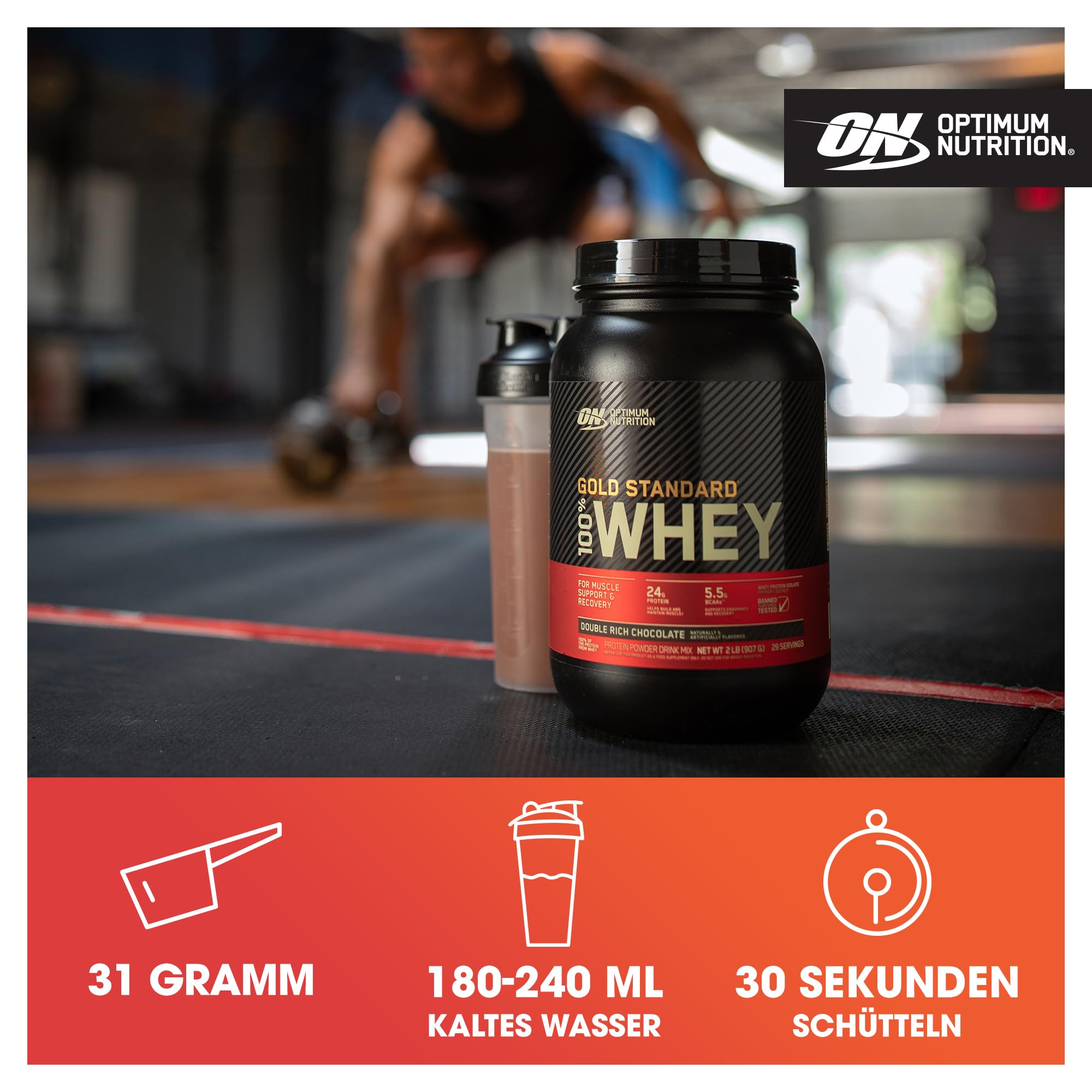 Optimum Nutrition Gold Standard 100% Whey Protein Powder, Banana Cream, 5 Pound Optimum Nutrition uk supplements