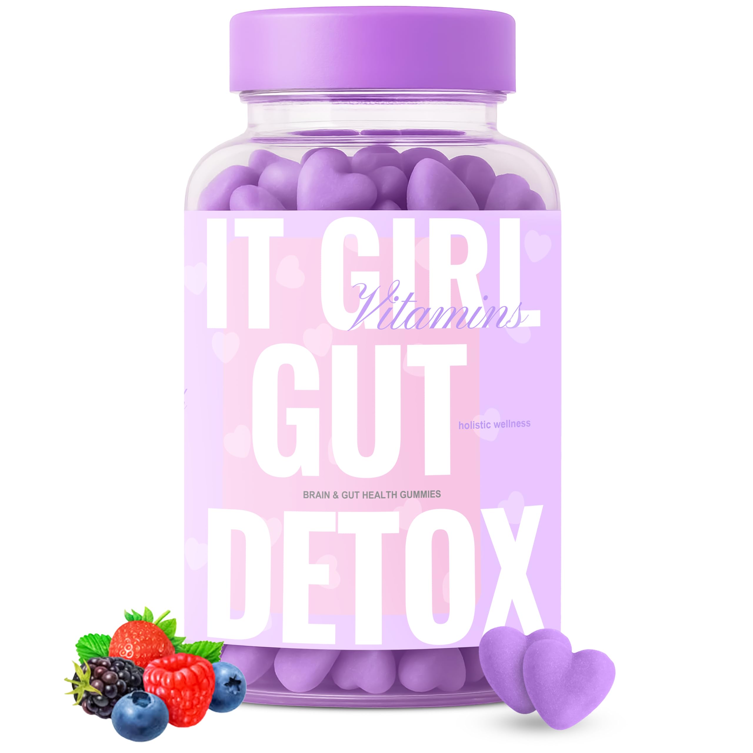 Gut Health Cleanse Detox Gummies for Women & Teens – Probiotics, Prebiotics, Digestive Enzymes & Superfoods Greens Blend – Vegan Daily Digestive Supplement for Bloating Relief, Debloat & Gut Wellness It Girl Vitamins uk supplements
