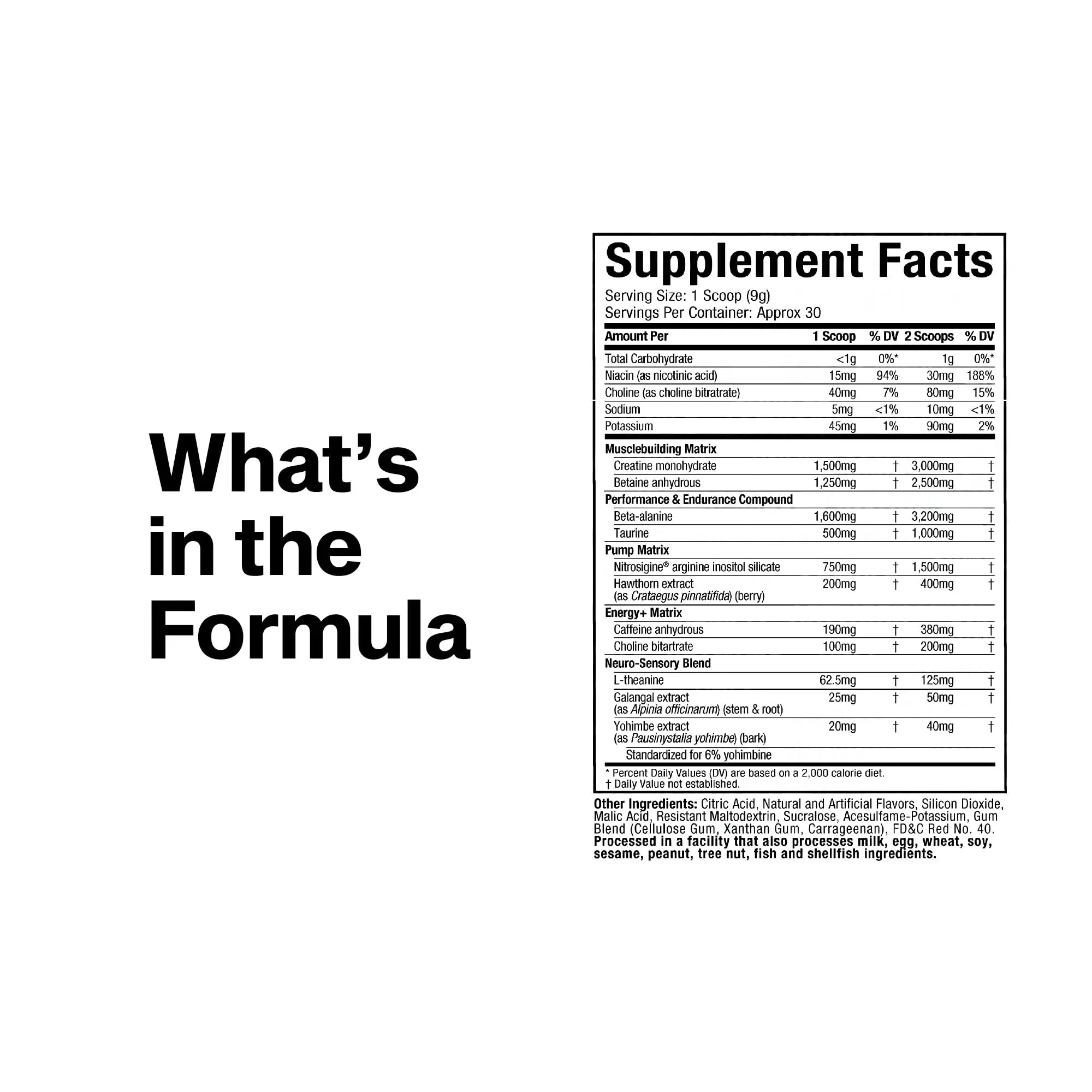 MuscleTech Pre-Workout Powder, Vapor X5 - Sports Nutrition Muscle Building Supplements for Women & Men - Intense Muscle Pump Energy Powder Drink Mix MuscleTech uk supplements
