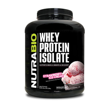 NutraBio Whey Protein Isolate Supplement – 25g of Protein Per Scoop with Complete NutraBio uk supplements