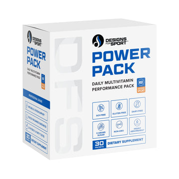 Designs for Sport Vitamin Packs - NSF Certified for Sport Power Pack with Daily Multivitamin, Fish Oil Omega-3, Magnesium Glycinate & Vitamin D3 + K - Athlete's Supplement Stack (30 Packets) Designs for Sport uk supplements