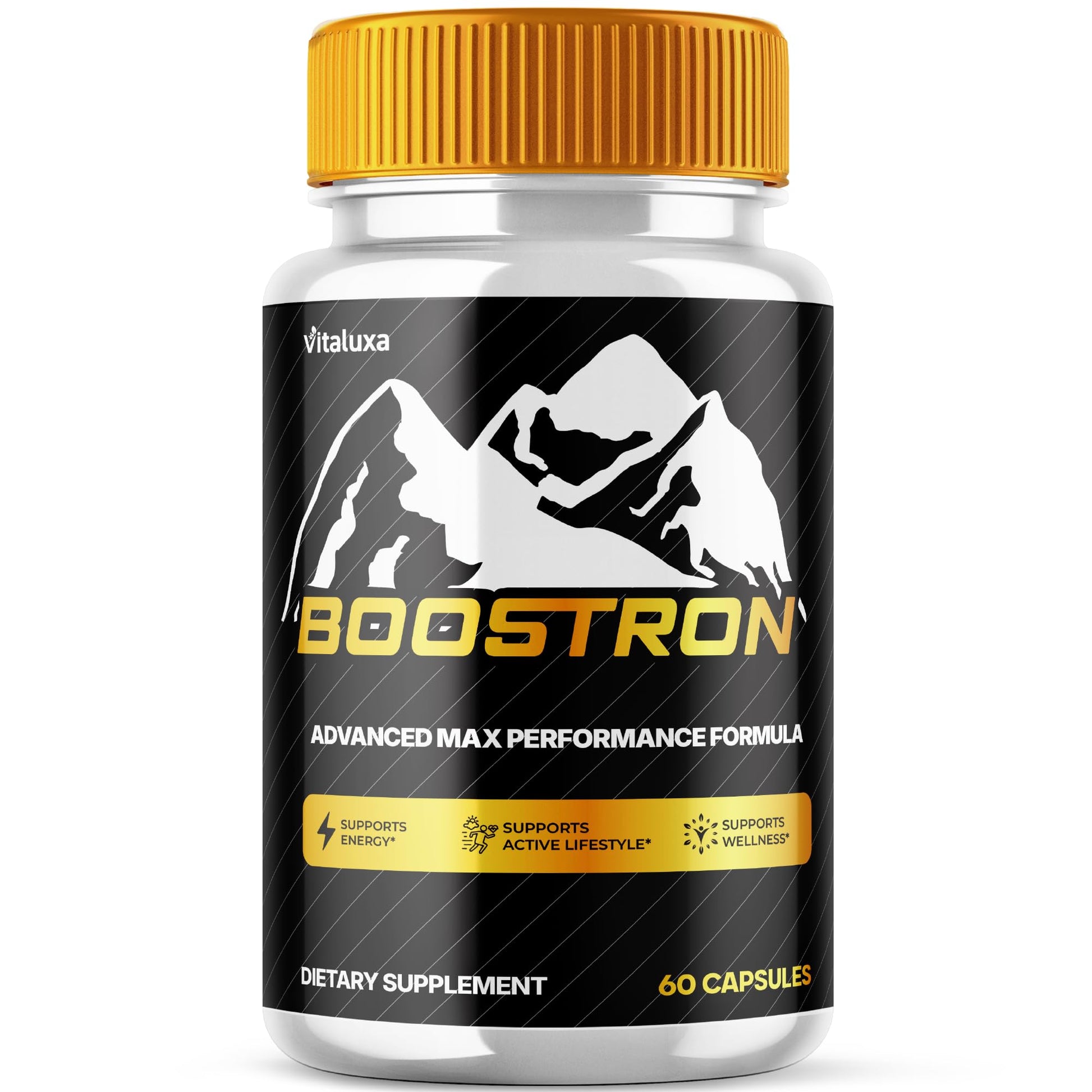 Boostron Capsules, Boostron Supplement Pills - Boostrom Maximum Strength Performance Blend Premium Advanced Formula All Natural Ingredients for Advanced Health Vitamin Support Reviews (60 Capsules) Vitaluxa uk supplements