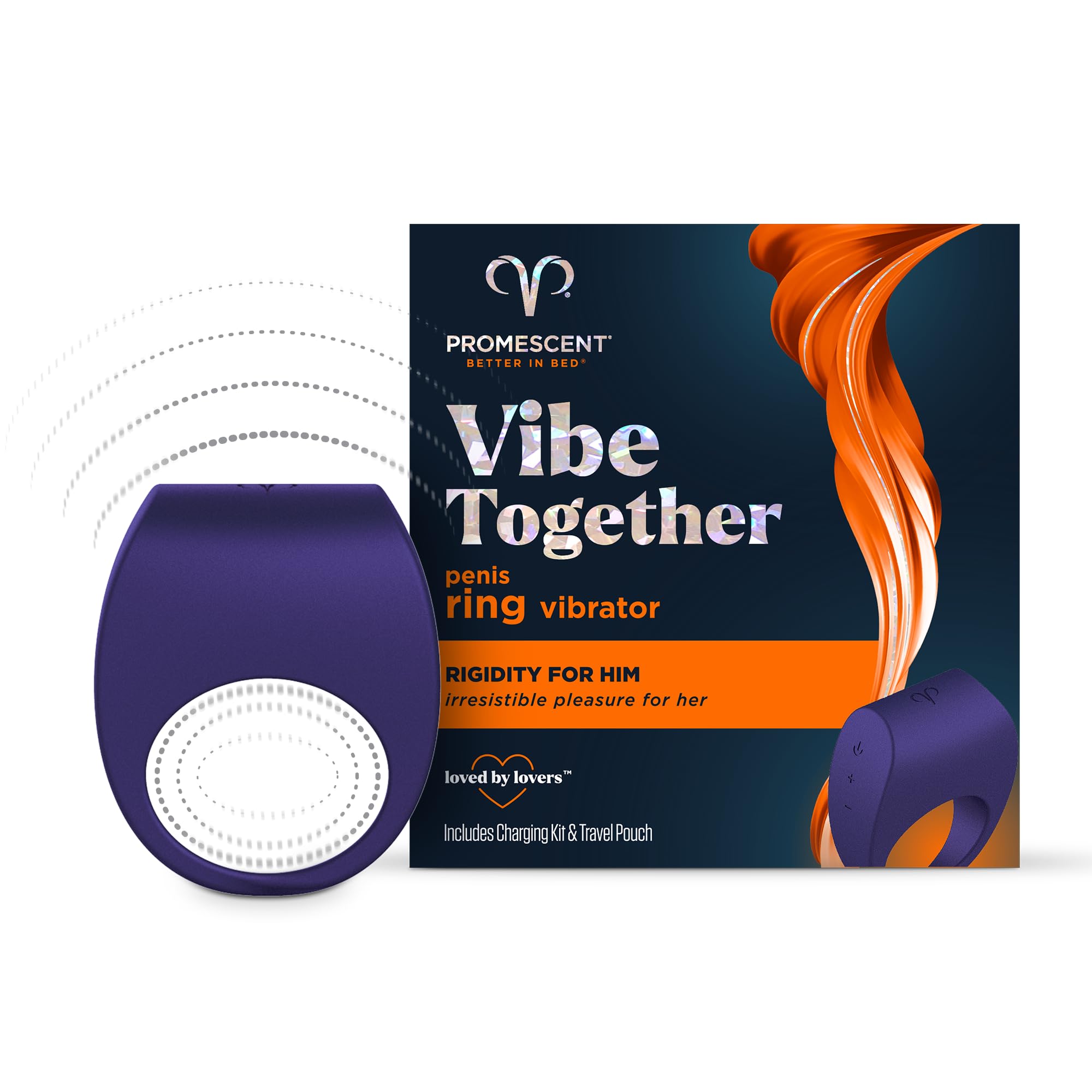 Promescent Cock Ring with 9 Vibrating Intensities, Sex Toys for Men, Penis Ring Vibrator for Better Erections, Silicone Sex Toy, Clitoral Stimulator for her, Intimate Couples Toys Promescent uk supplements