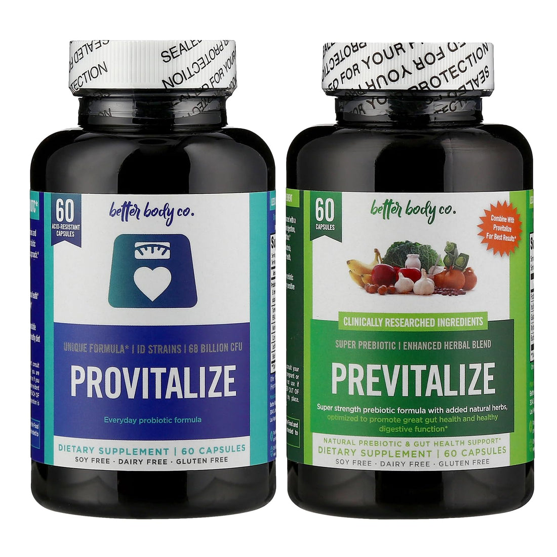 Better Body Co. Slim Gut Bundle | Prebiotics and Probiotics for Women - Bloating Relief Better Body Co. uk supplements