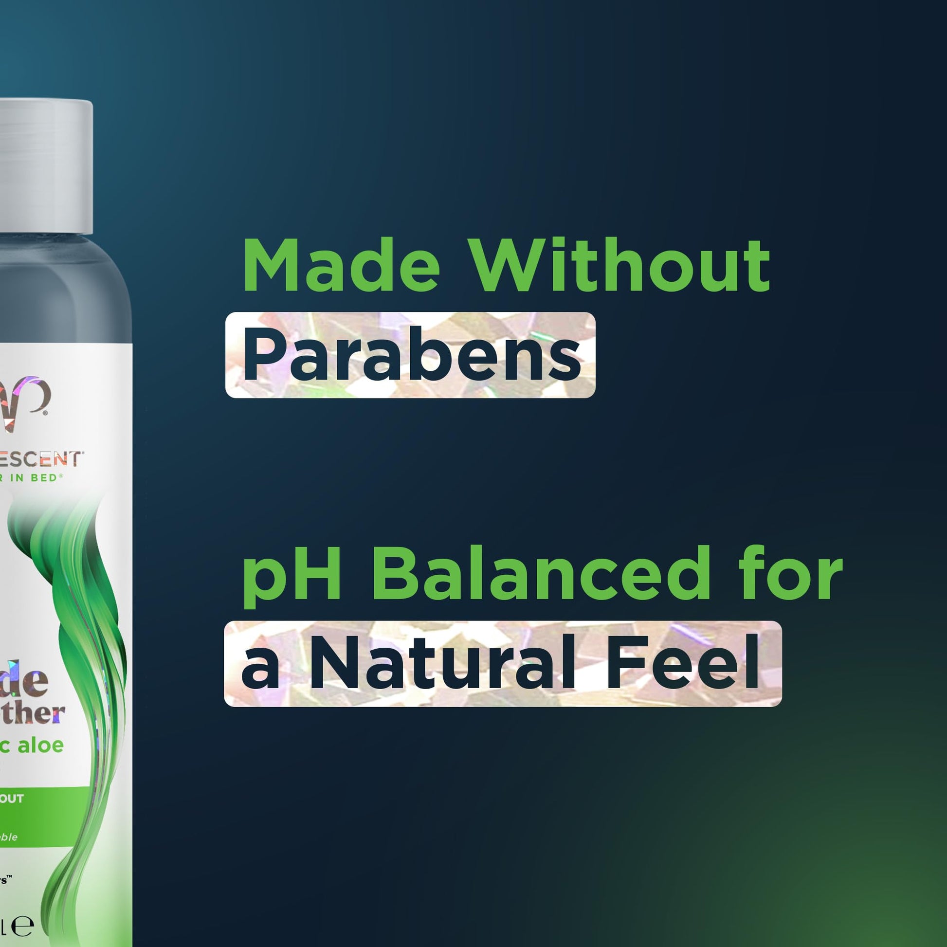 Promescent Natural Lube with Organic Ingredients, Premium Aloe Vera Lubricant Gel for Couples, Condom Compatible, Long-Lasting, Water Based Lube (4 oz) Promescent uk supplements