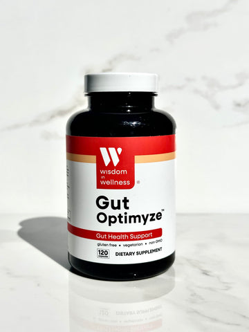 Wisdom In Wellness Gut Optimyze - 120 Digestive Health Capsules - Vitamins & Probiotics for Gut Health - Complete for Men & Women - Digestive Gut Health Pills - Healthy Gut Probiotics Wisdom In Wellness uk supplements