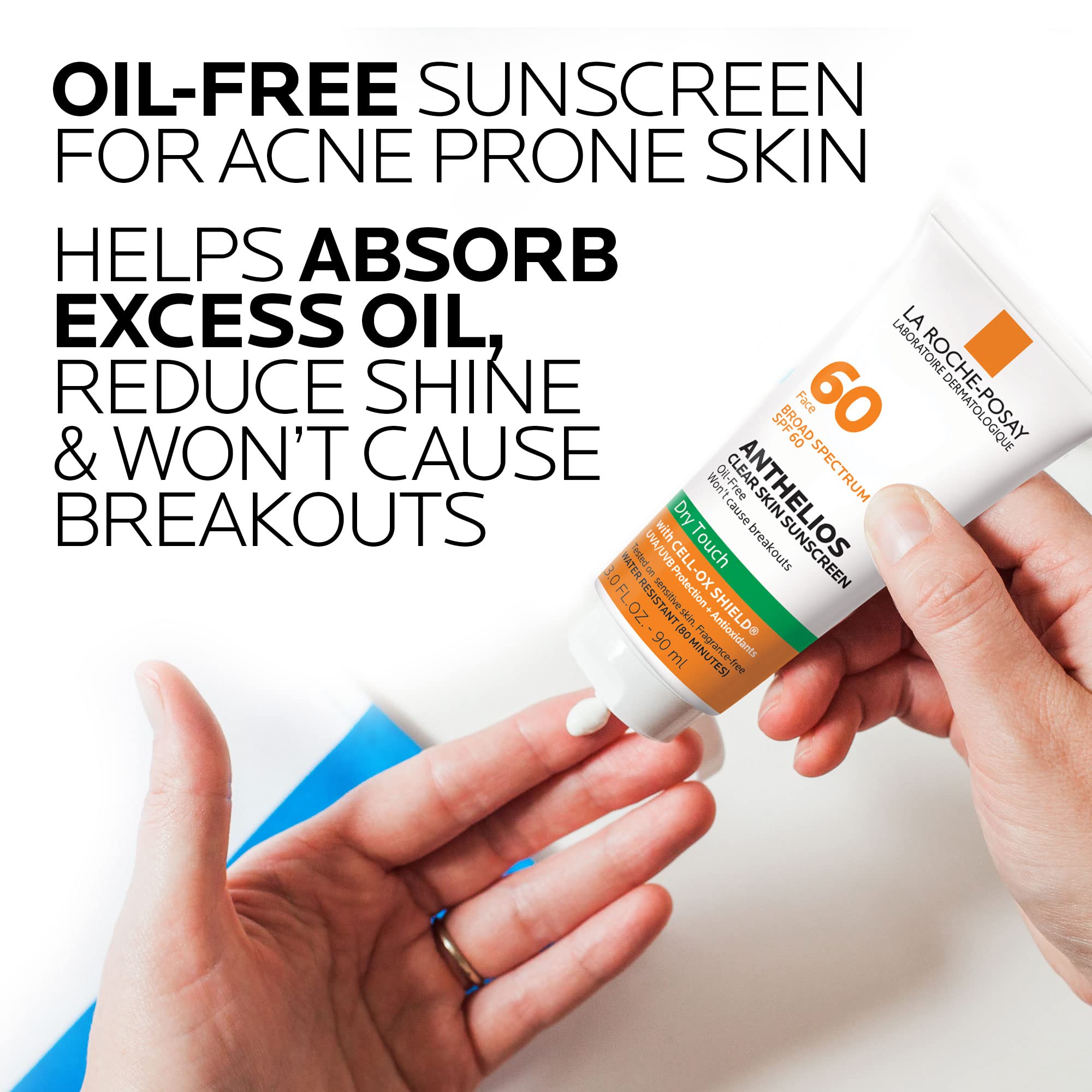 La Roche-Posay Anthelios Clear Skin Dry Touch Sunscreen SPF 60, Oil Free La Roche-Posay uk supplements