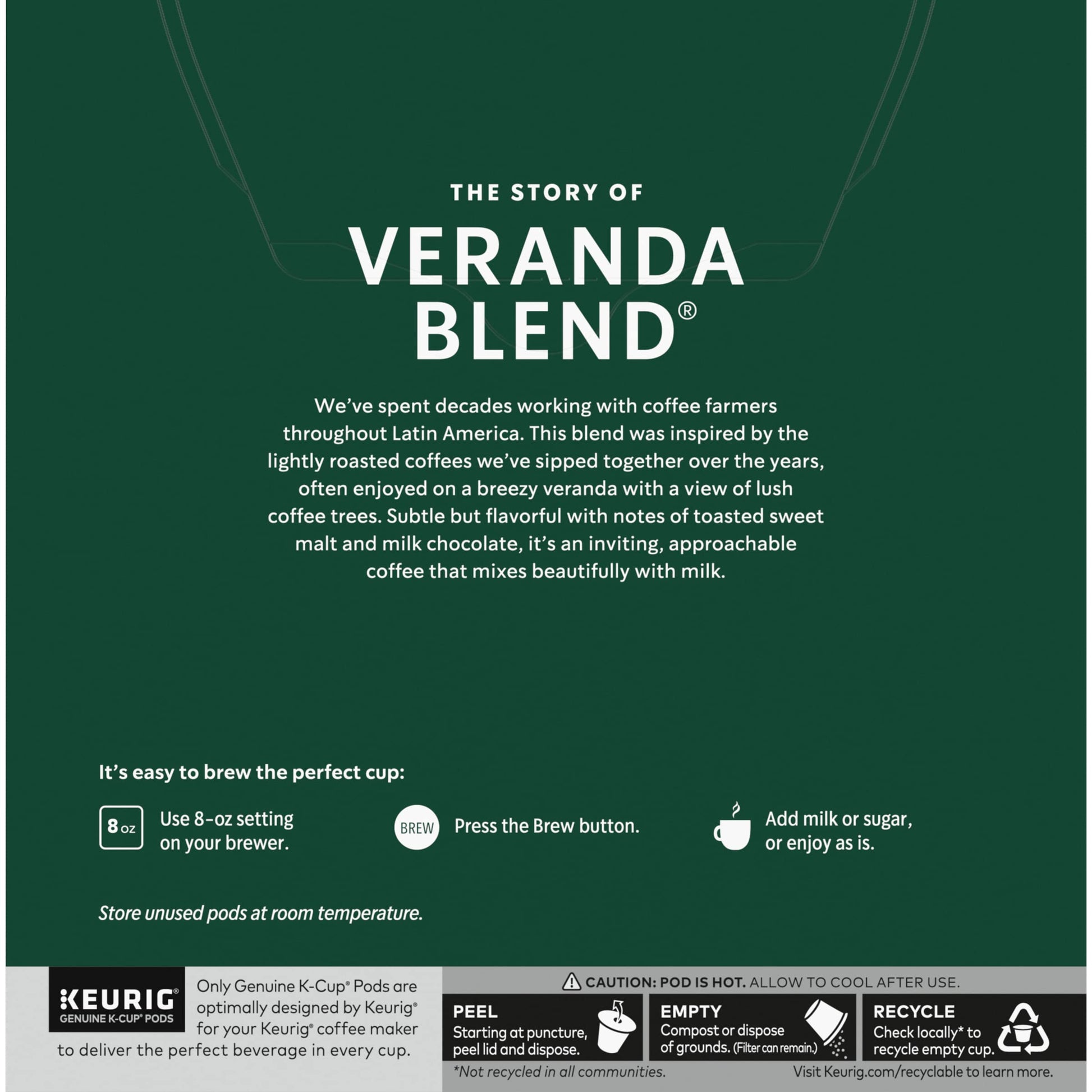 Starbucks Veranda Blend Coffee K-Cups,4/24 Pack-96 K-Cups Starbucks uk supplements