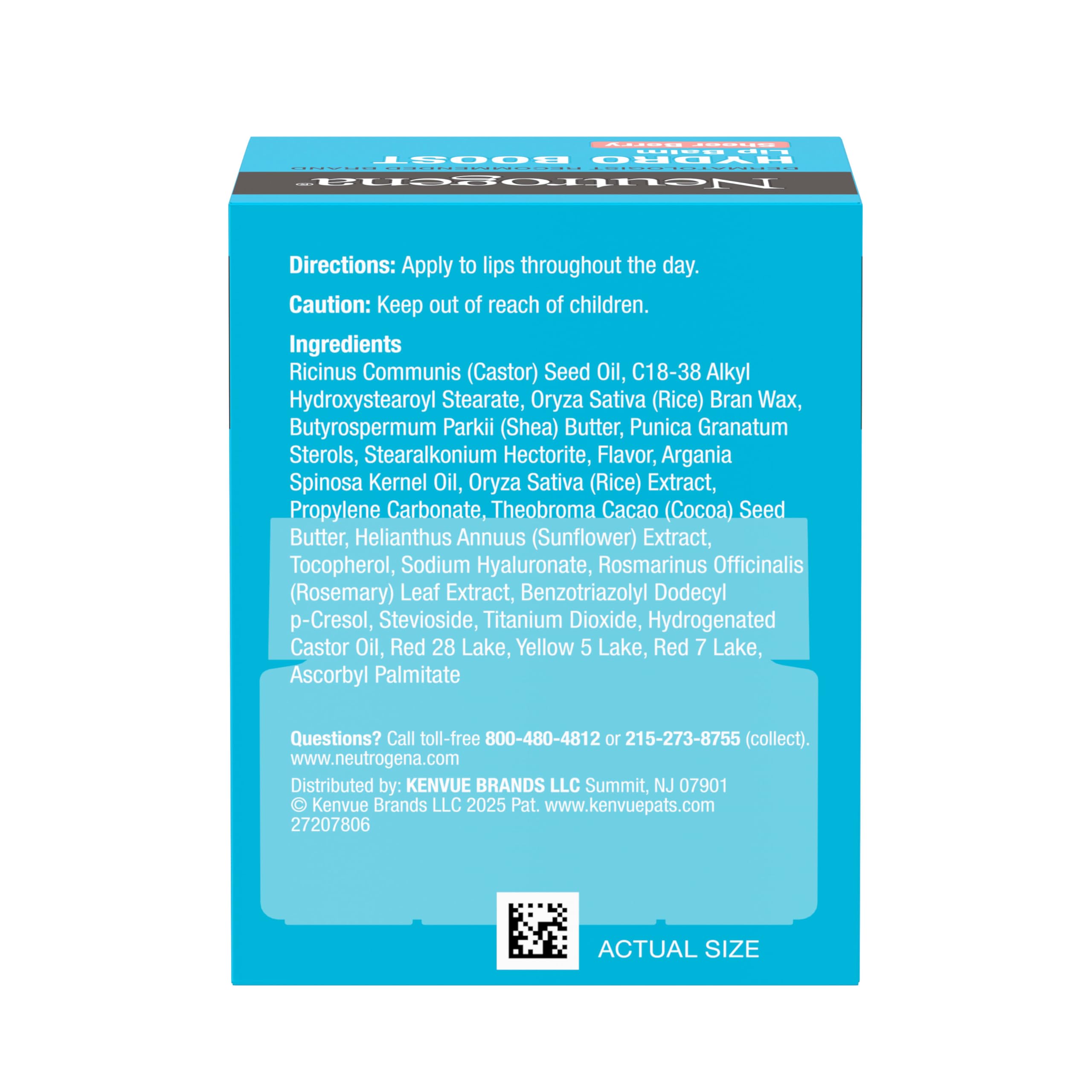 Neutrogena Hydro Boost Hyaluronic Acid Lip Balm, Nourishing Vitamin E Leaves Lips Feeling Hydrated, Sheer Pink Tinted Color with a Sweet Berry Flavor, Sheer Berry, 0.5 oz Neutrogena uk supplements