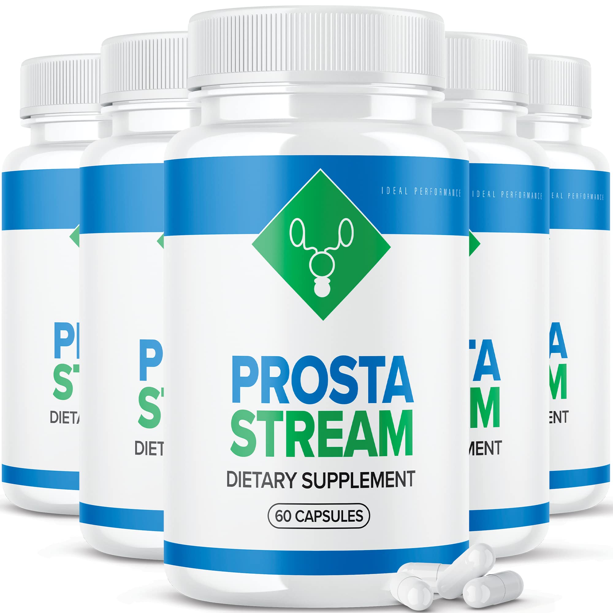 IDEAL PERFORMANCE (5 Pack) Prosta Stream Prostate Supplement Prostastream Pills IDEAL PERFORMANCE uk supplements