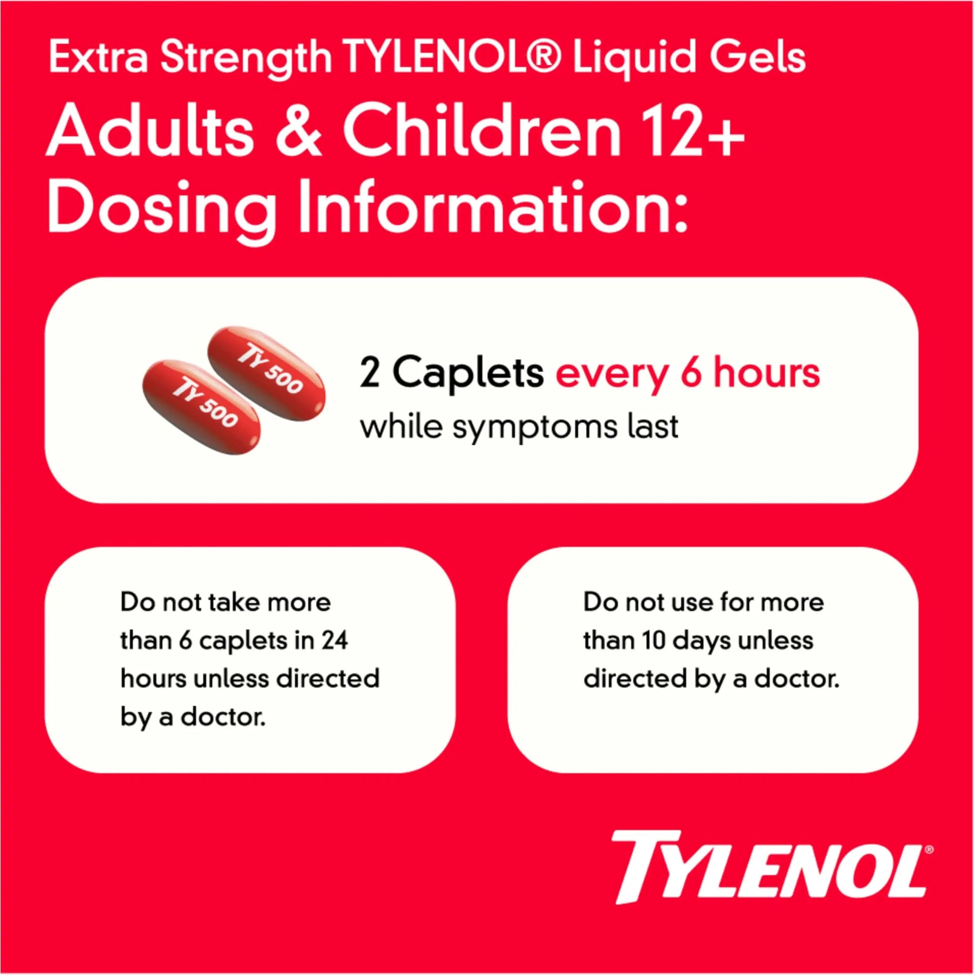 Tylenol Extra Strength Liquid Gels, Fast, Strong Pain Relief, Fever Reducer for Adults with 500 mg Acetaminophen, Fast-Acting Liquid Gel Capsules for Headaches & Minor Pain Relief, 75 Count Tylenol uk supplements