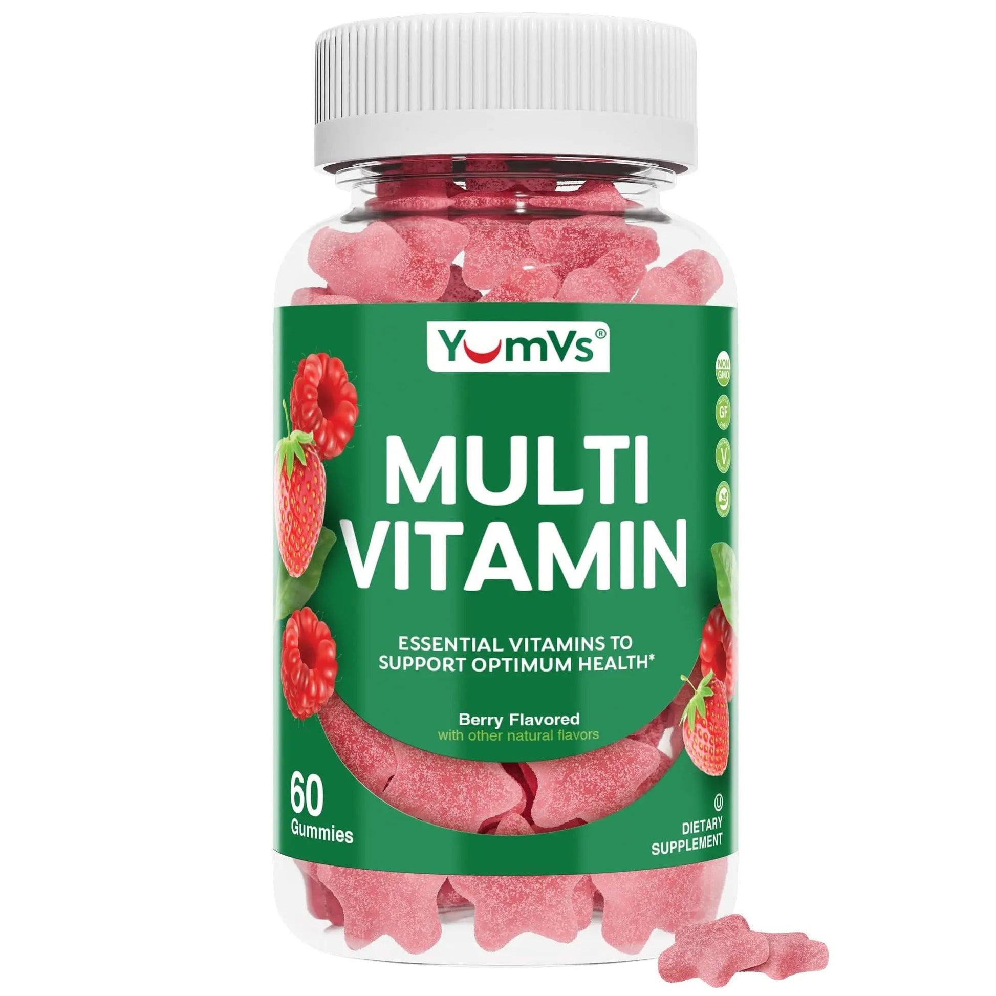 Multivitamin Gummies for Adults, Daily Gummy Vitamin for Women & Men, Immune Support Multivitamin Supplement YUM-V'S uk supplements