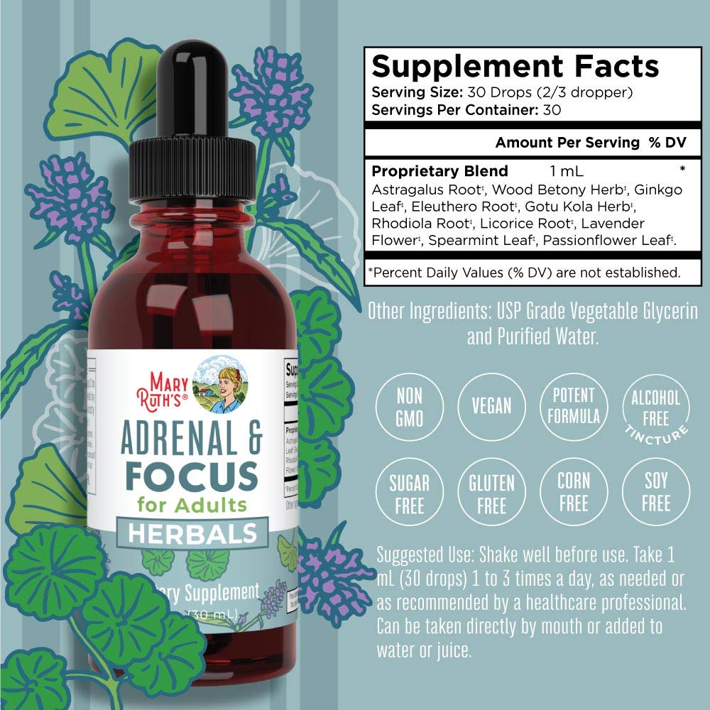 MaryRuth Organics Nootropic Focus Supplement for Adults | USDA Organic | Ginkgo Biloba MaryRuth Organics uk supplements