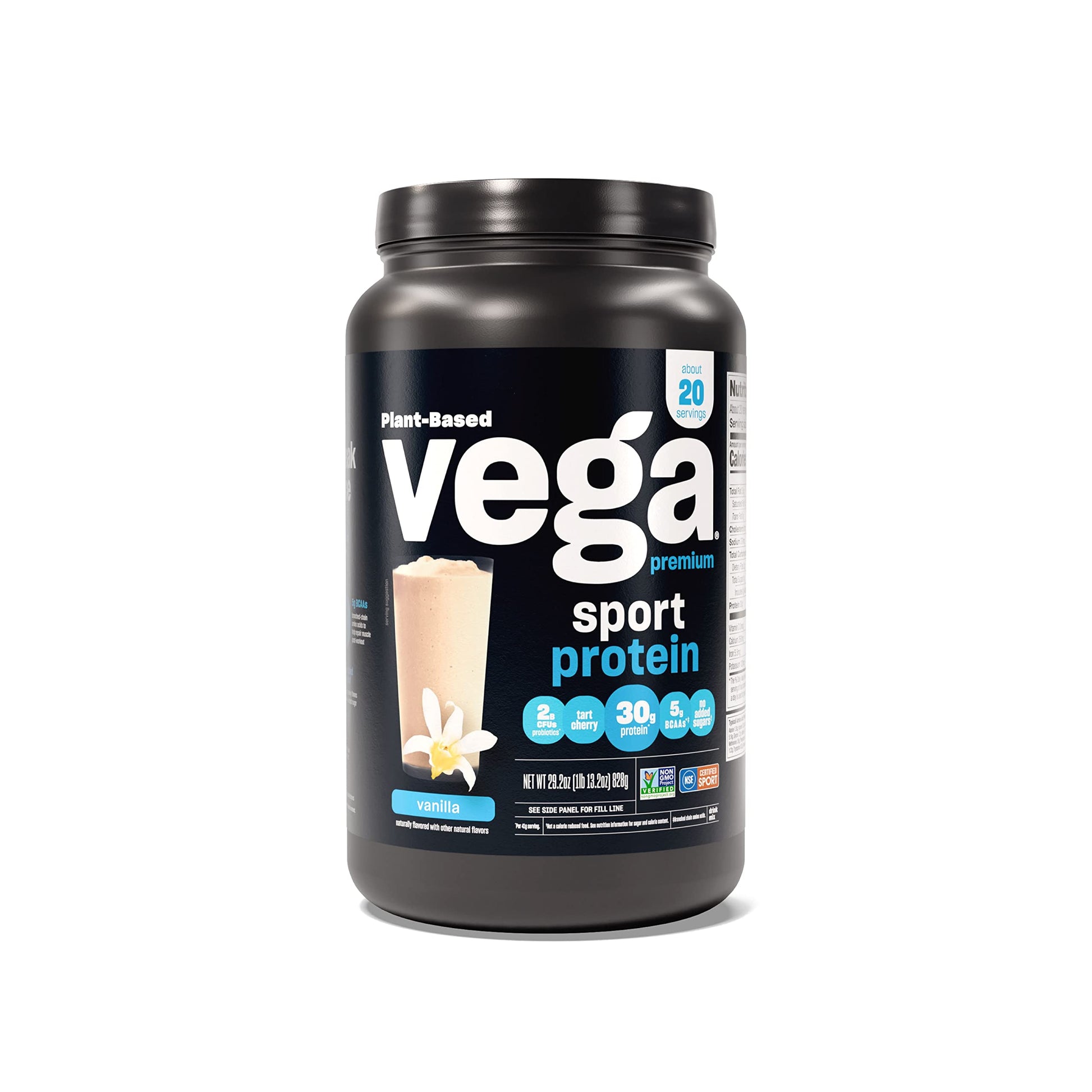 Vega Premium Sport Protein Vanilla Protein Powder, Vegan, Non GMO & Sport Pre-Workout Vega uk supplements