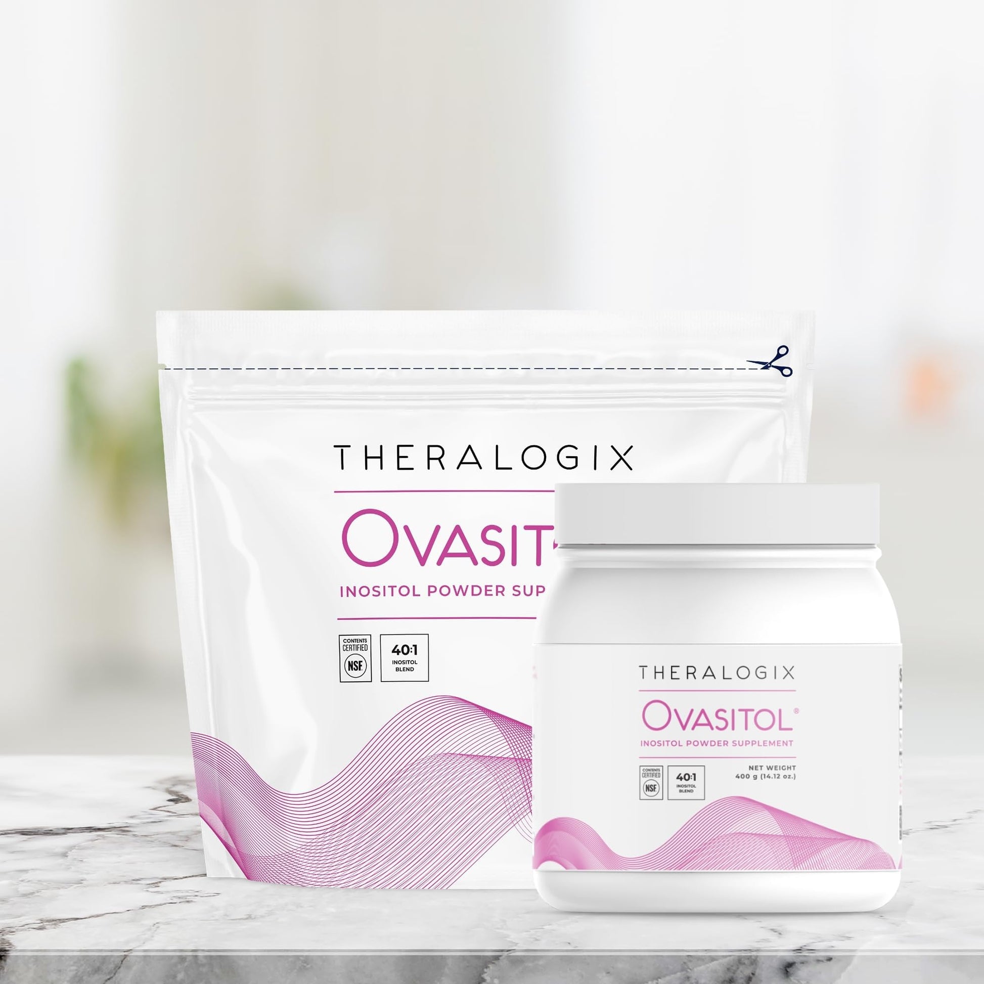Theralogix Ovasitol Inositol Powder - 180 Servings - Myo-Inositol & D-Chiro Inositol Theralogix uk supplements
