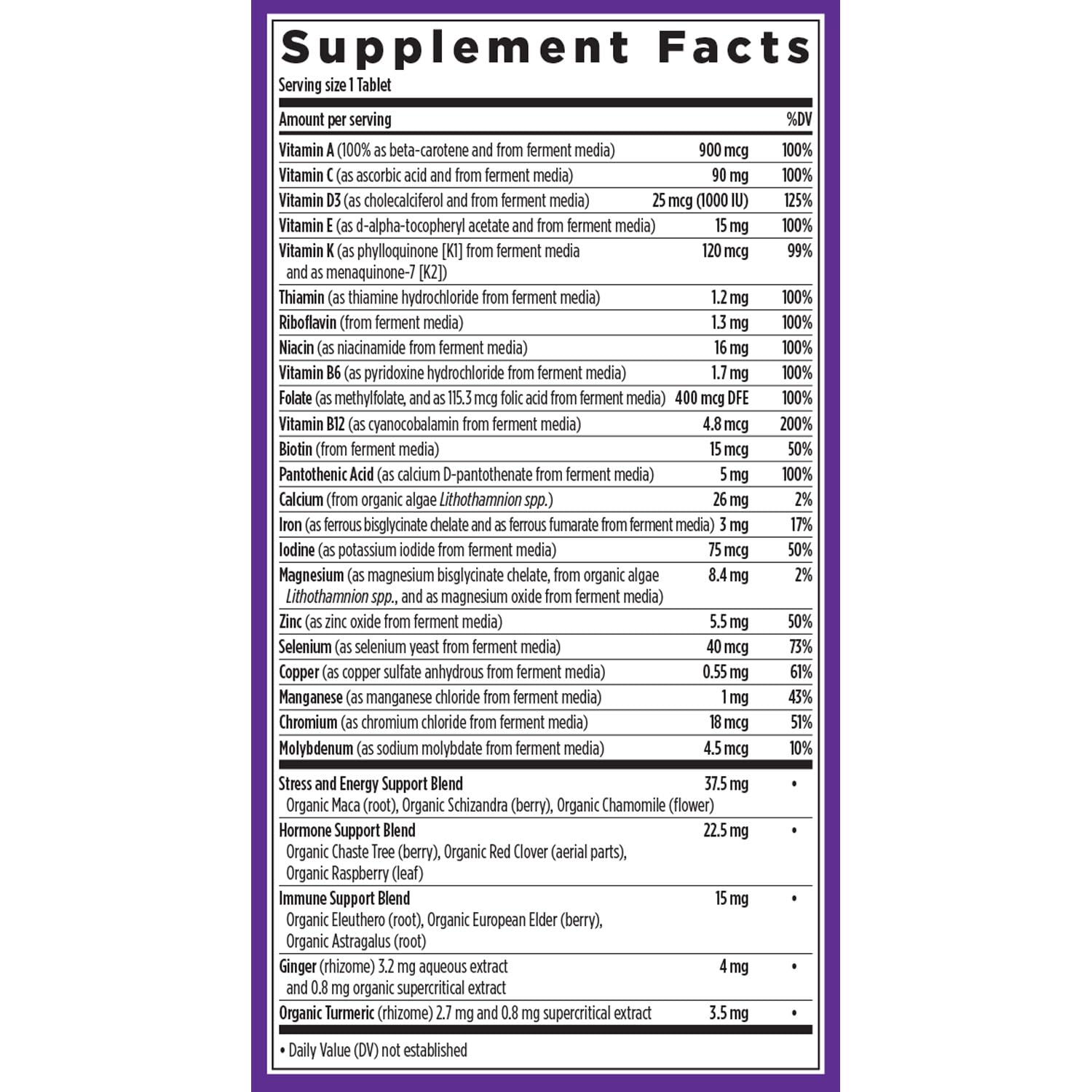 New Chapter Women’s Multivitamin, Iron, B6, B12, Biotin for Hair Growth, D3, Vit C, Zinc for Immune & Stress Support, Gentle on an Empty Stomach, One Daily, Non-GMO, Gluten-Free, 18+, 72 Tablets New Chapter uk supplements