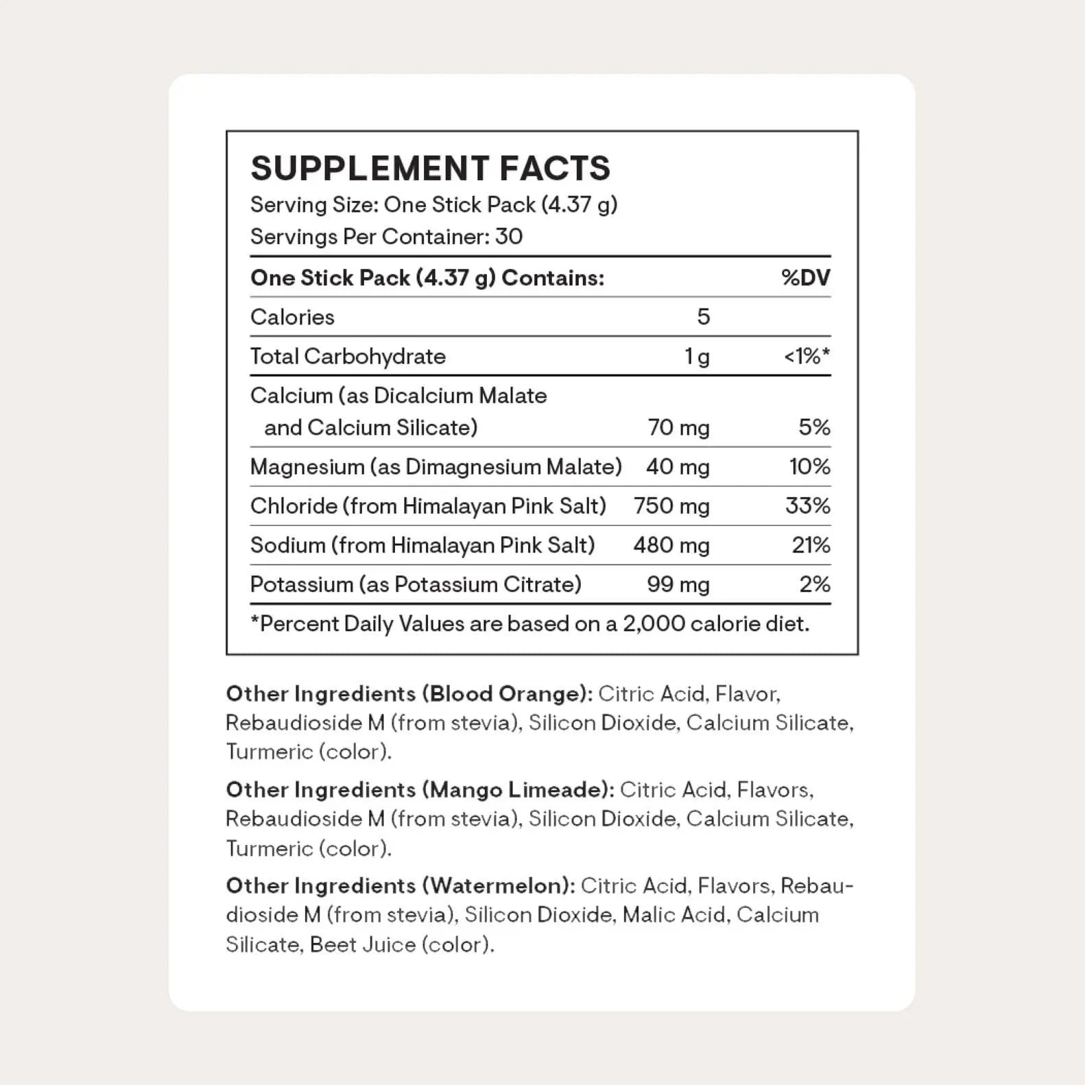 THORNE - Daily Electrolytes - Zero Sugar & Low-Calorie Electrolyte Powder Drink Mix - Flavors Derived from Natural Sources - NSF Certified for Sport - Variety - 30 Stick Packs THORNE uk supplements
