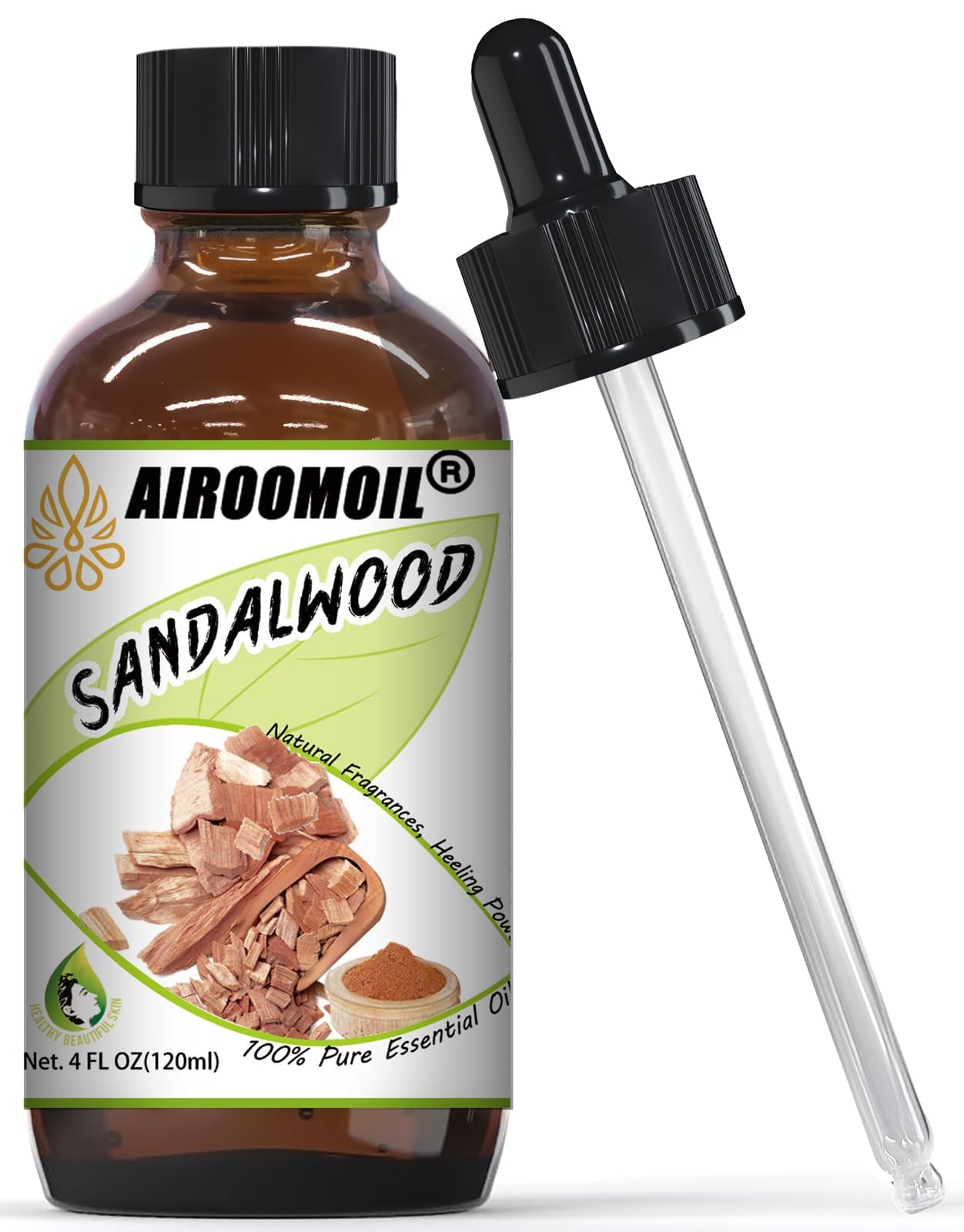 Sandalwood Essential Oil Woodsy Fragrance for Aromatherapy Diffuser Perfume Scents Oil airoomoil uk supplements